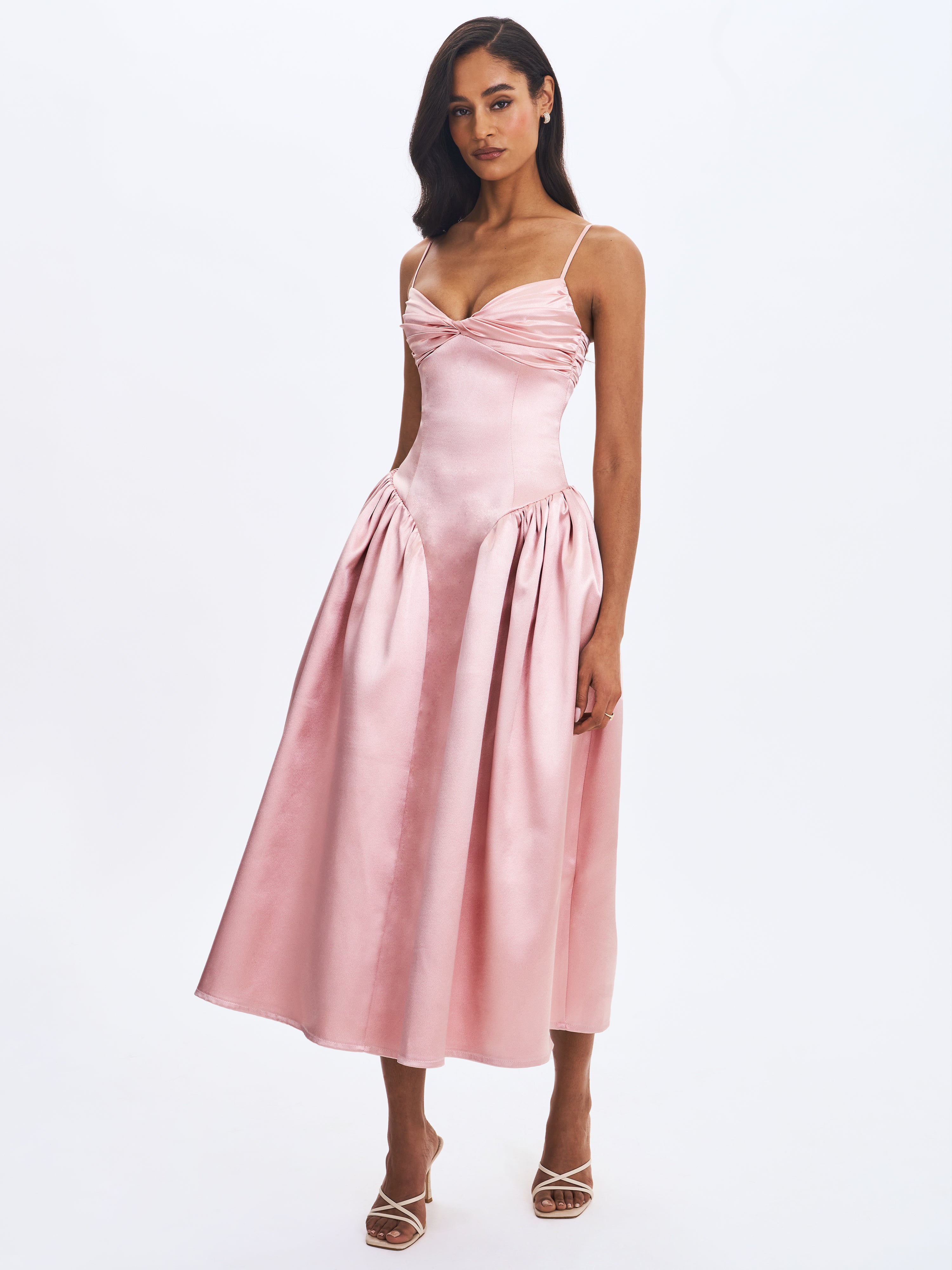 robe chic rose poussiéreux