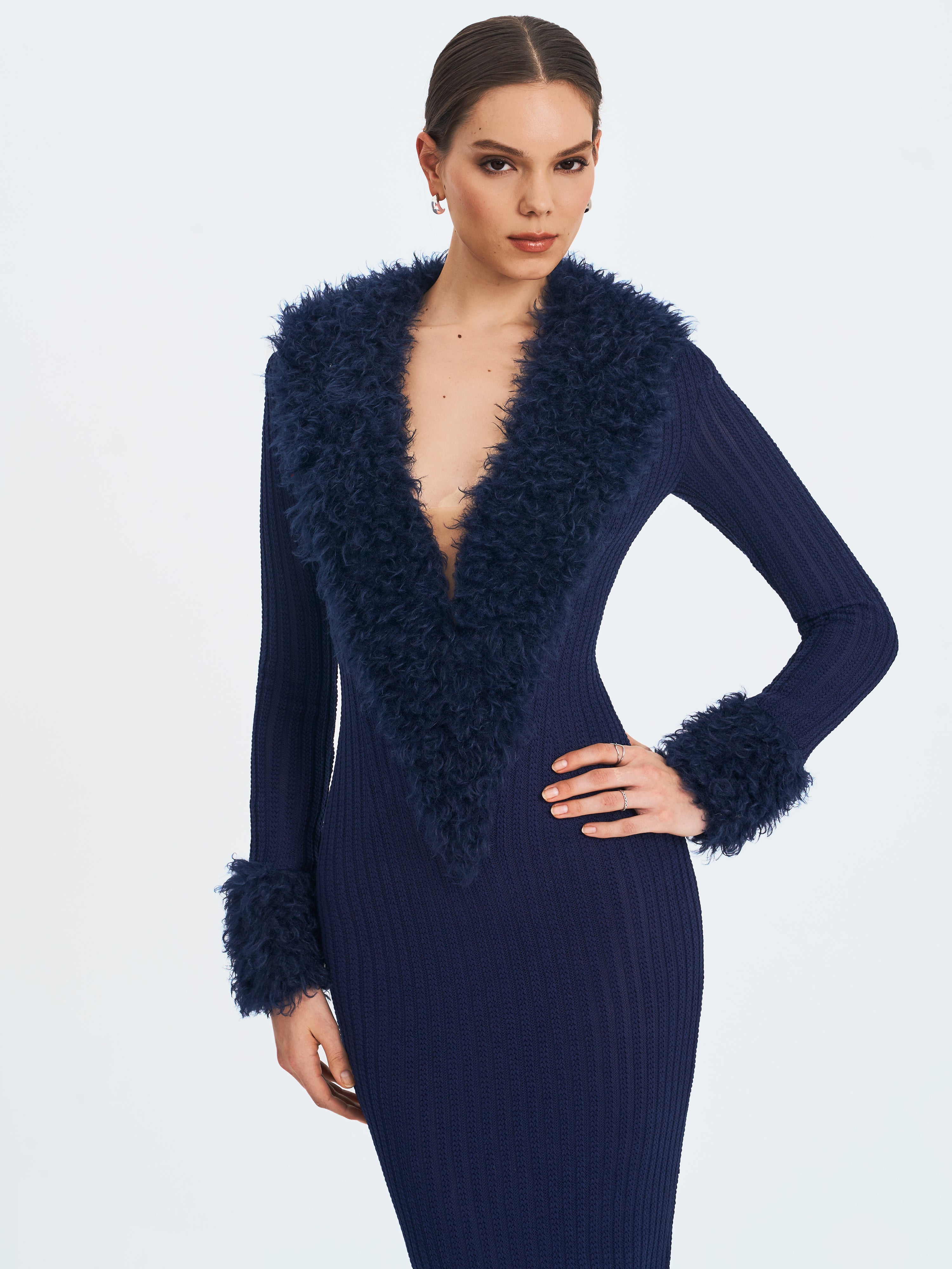robe maxi plongeante