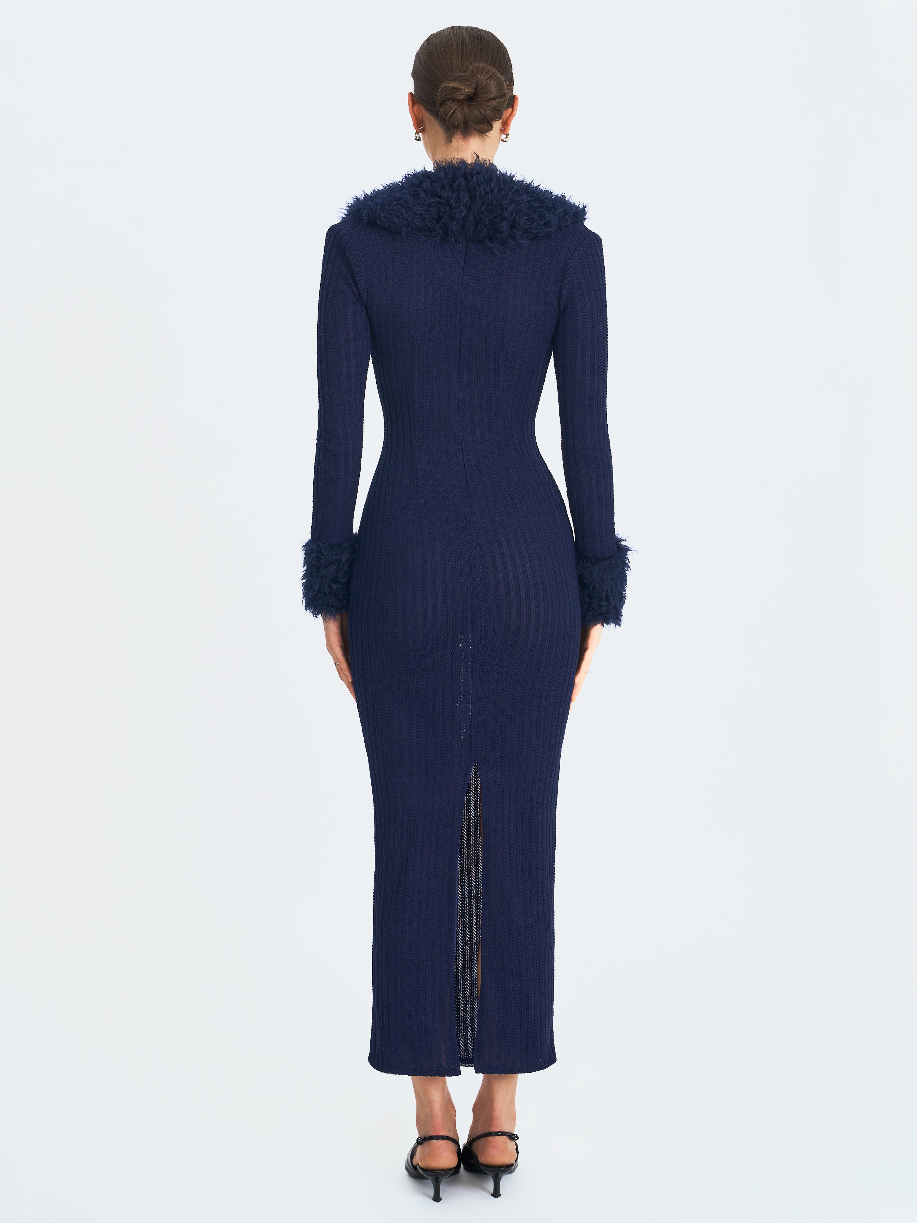 robe fausse fourrure confortable