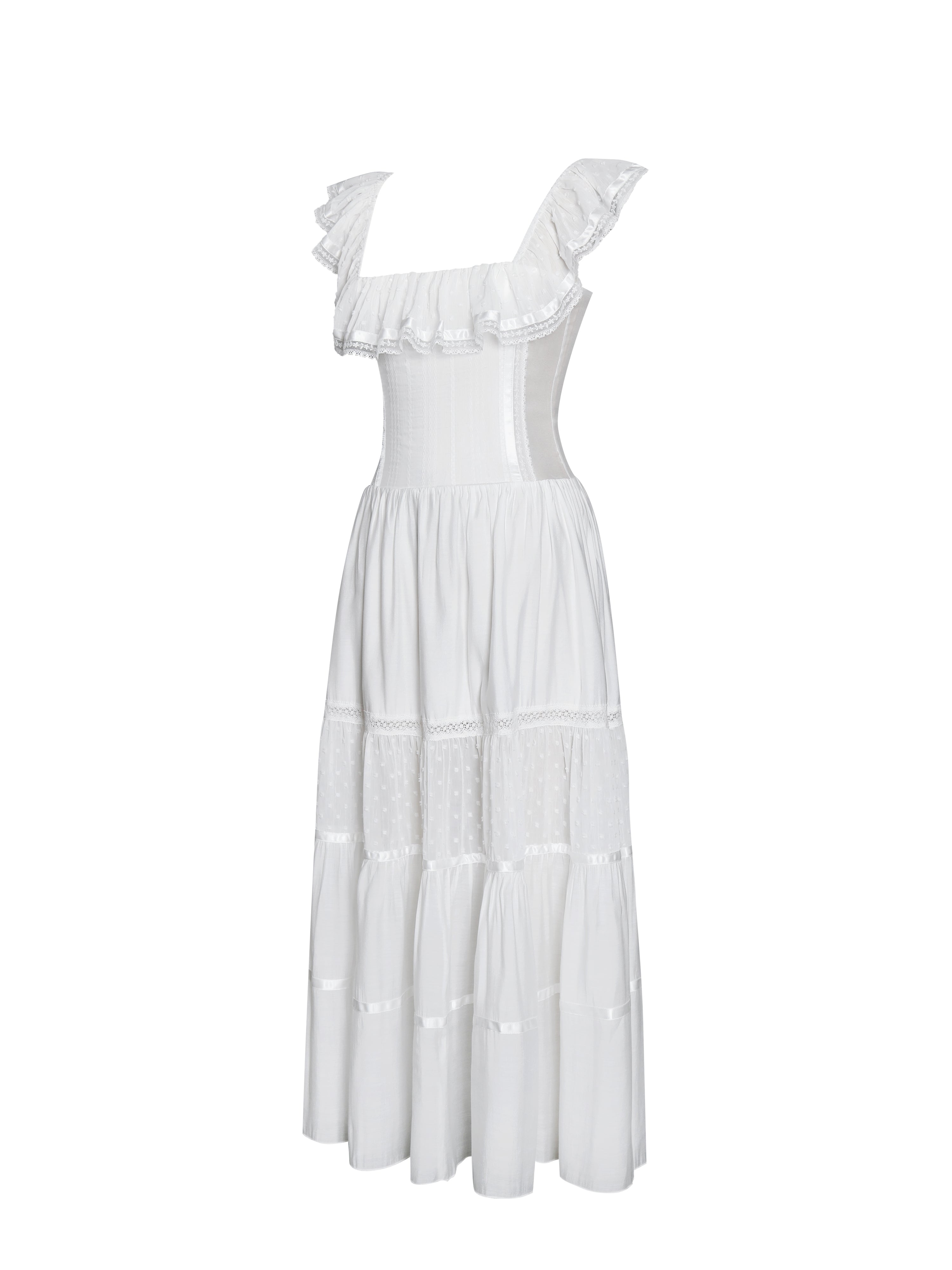robe blanche pour jardin