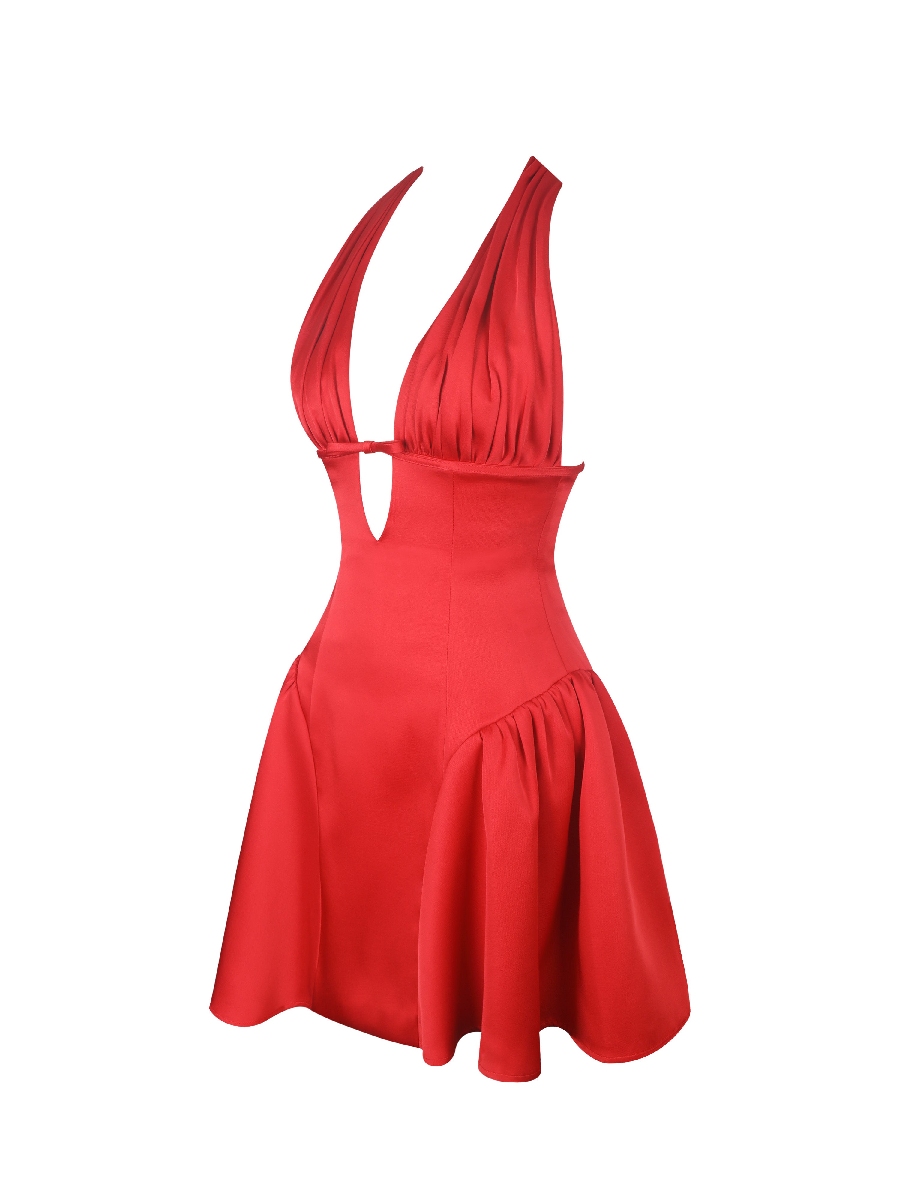 silhouette féminine rouge