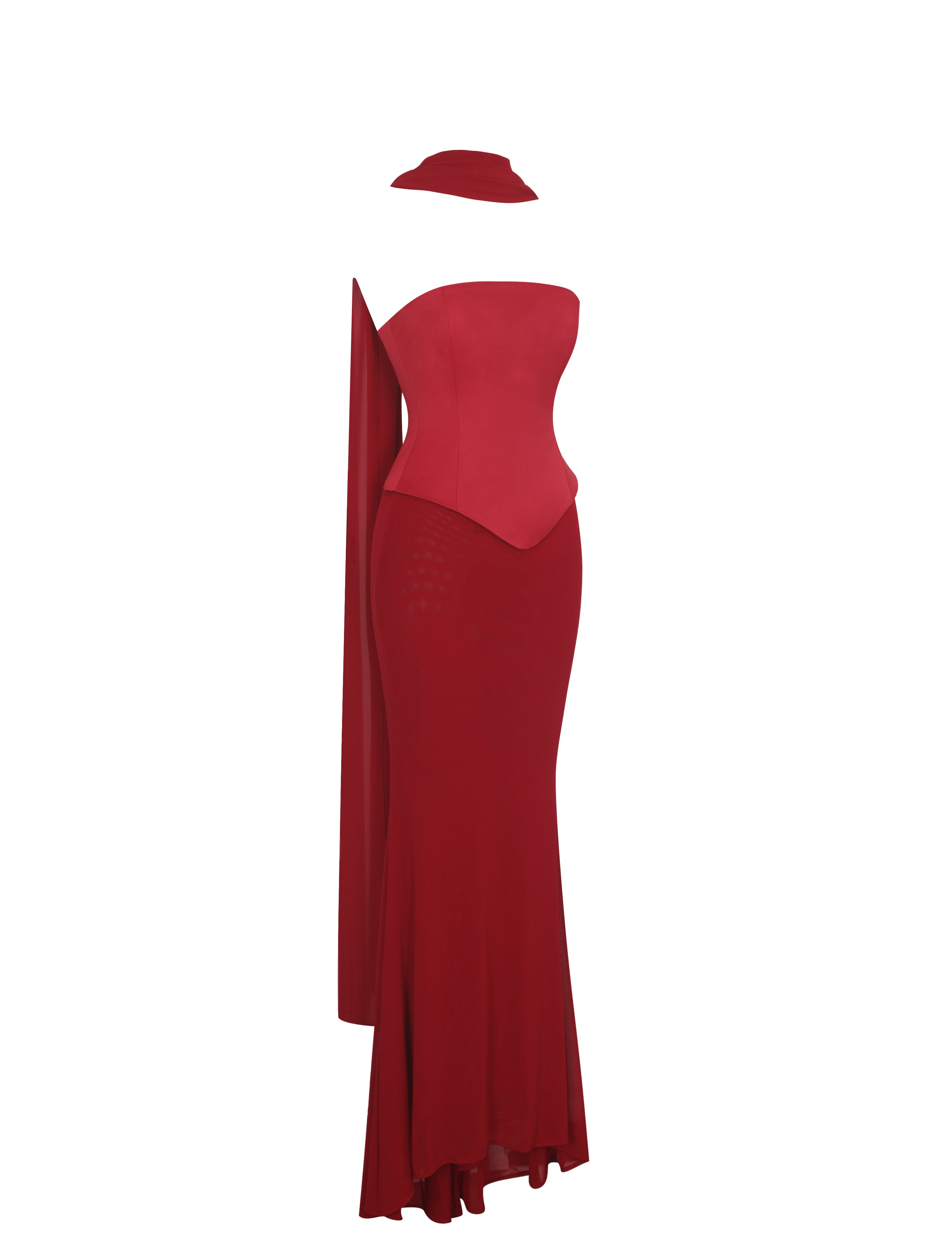 robe gala rouge