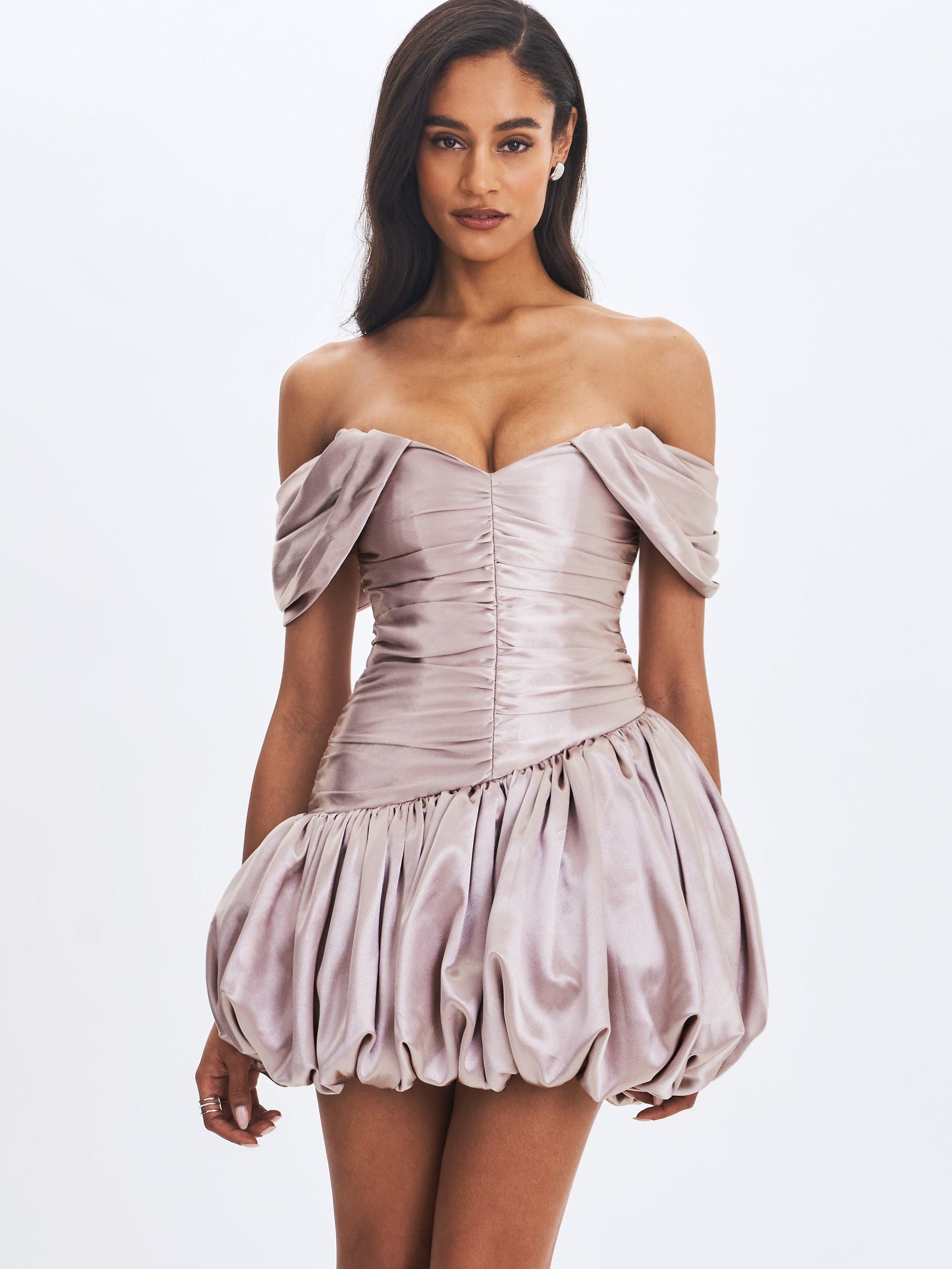 robe mini milena ruchée