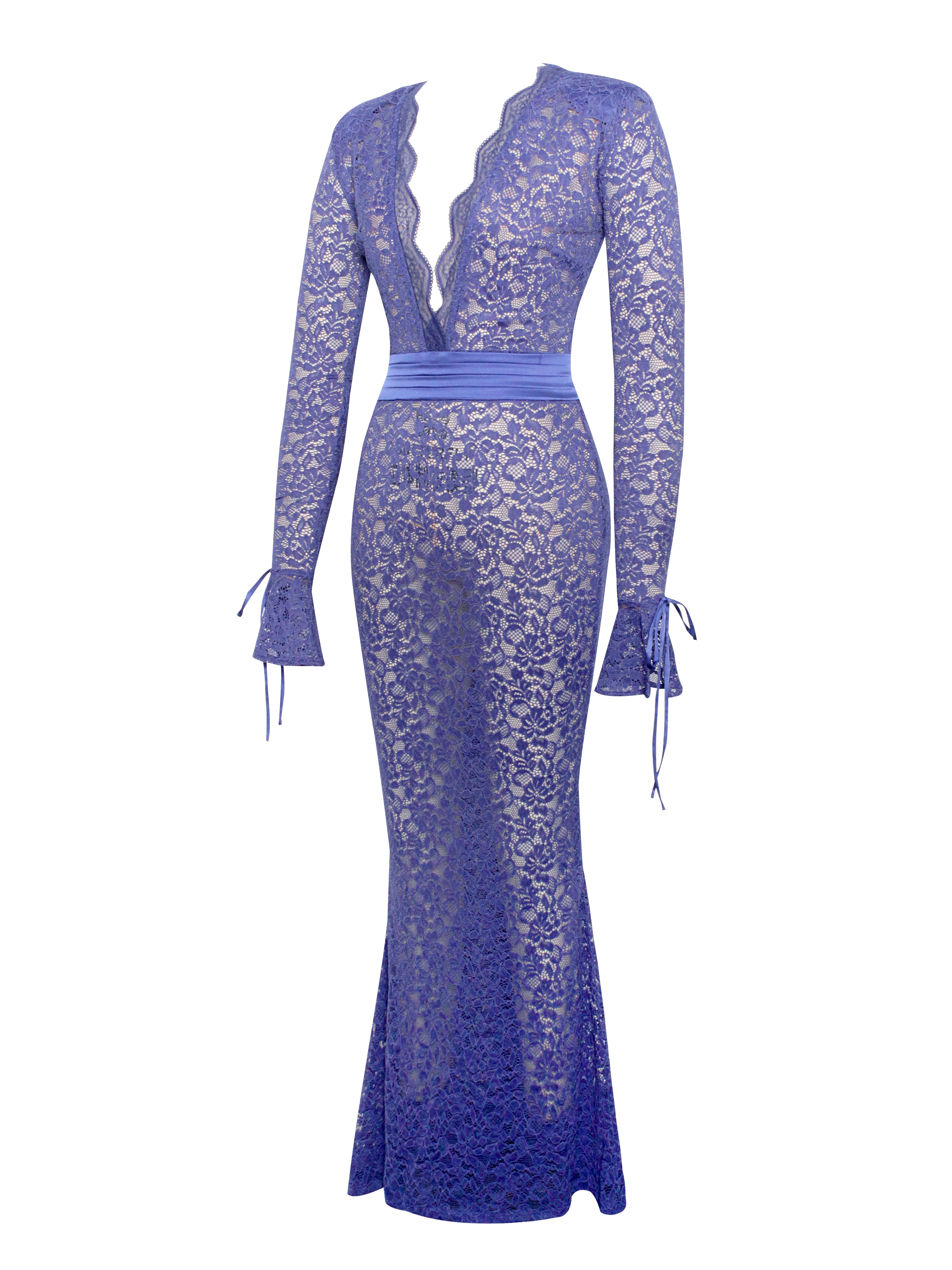 robe bleue sophistiquée