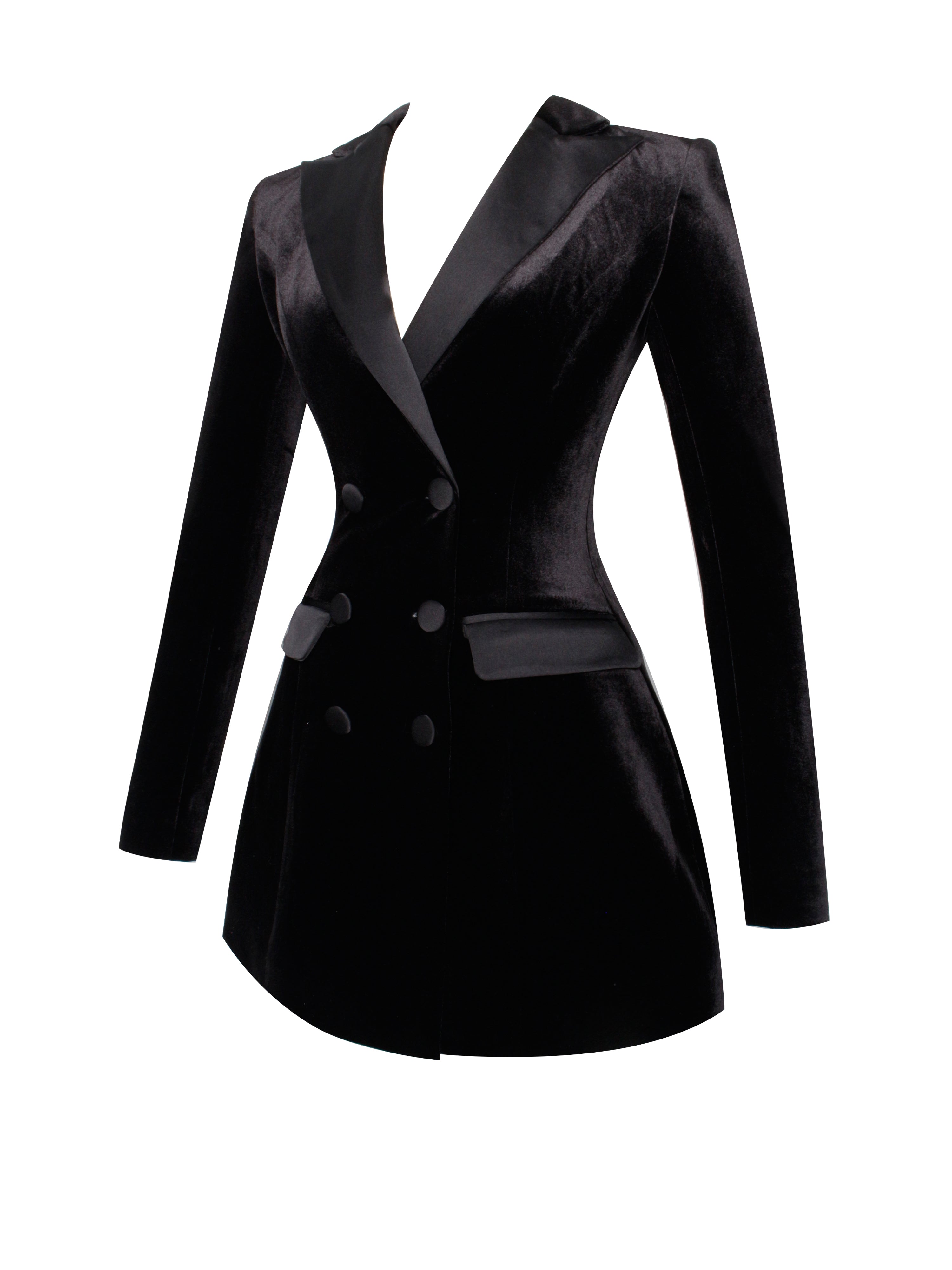 tenue sophistiquée en velours