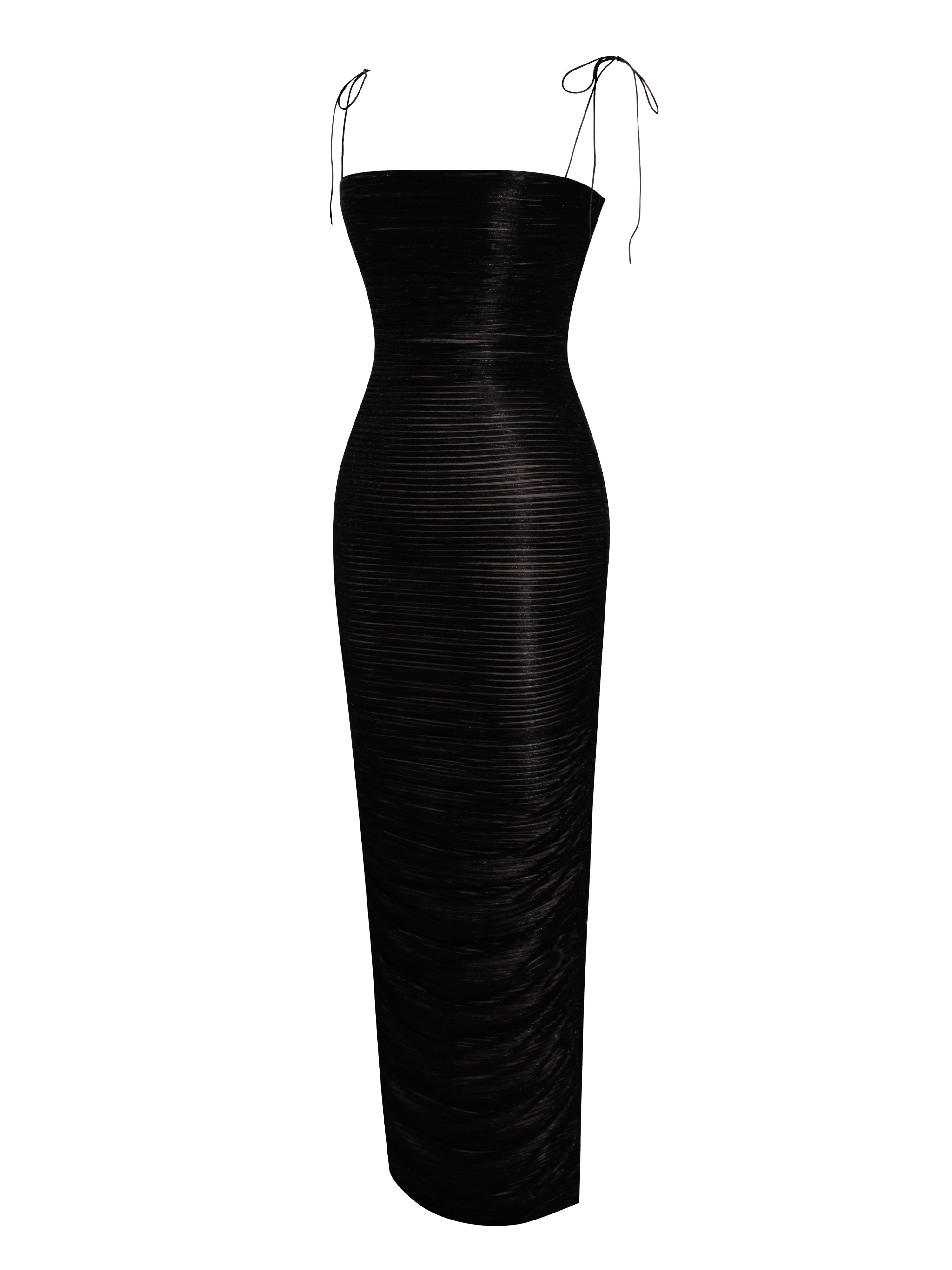glint black longue silhouette