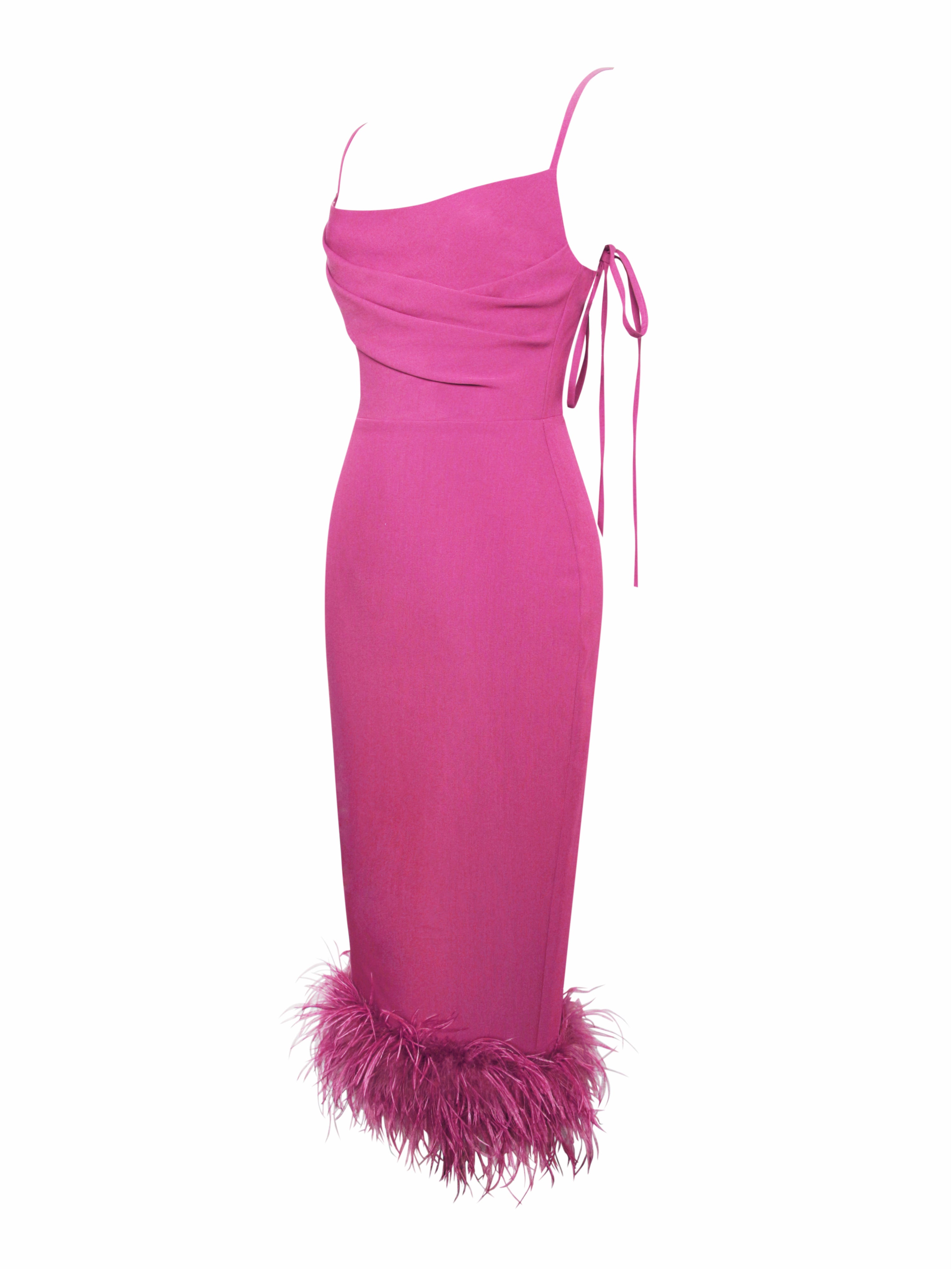 Robe élégante fuchsia BBC Fiona