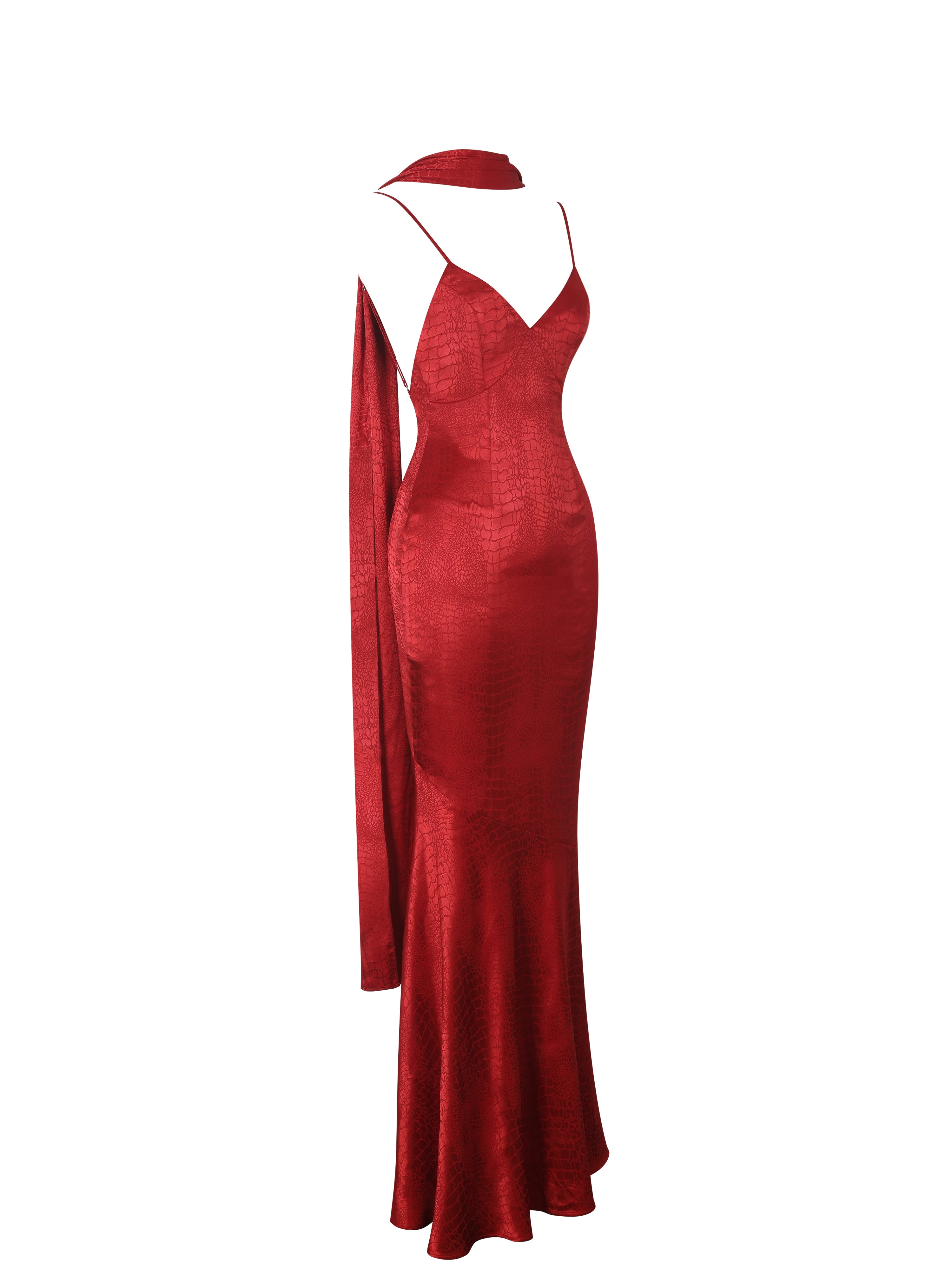 robe longue évasée