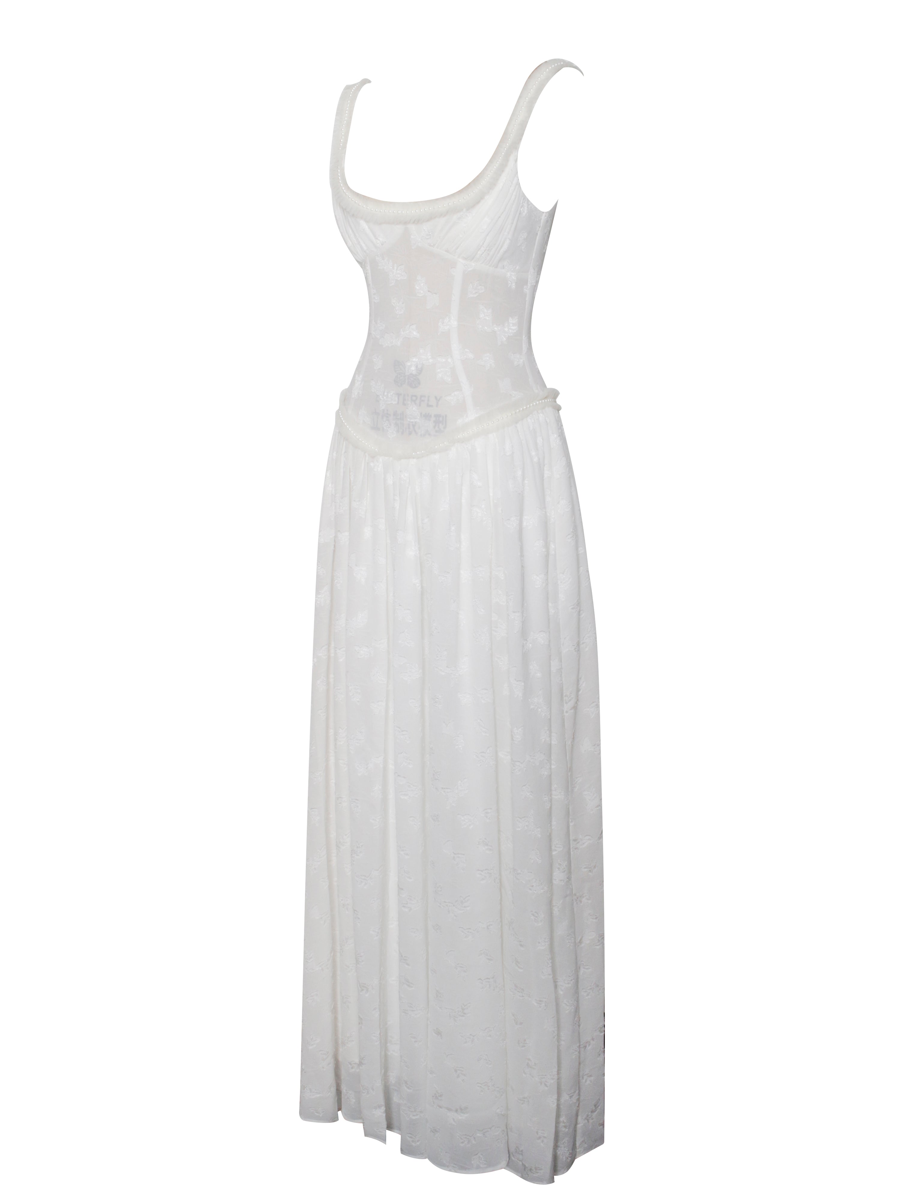 robe Ulissa textile jacquard