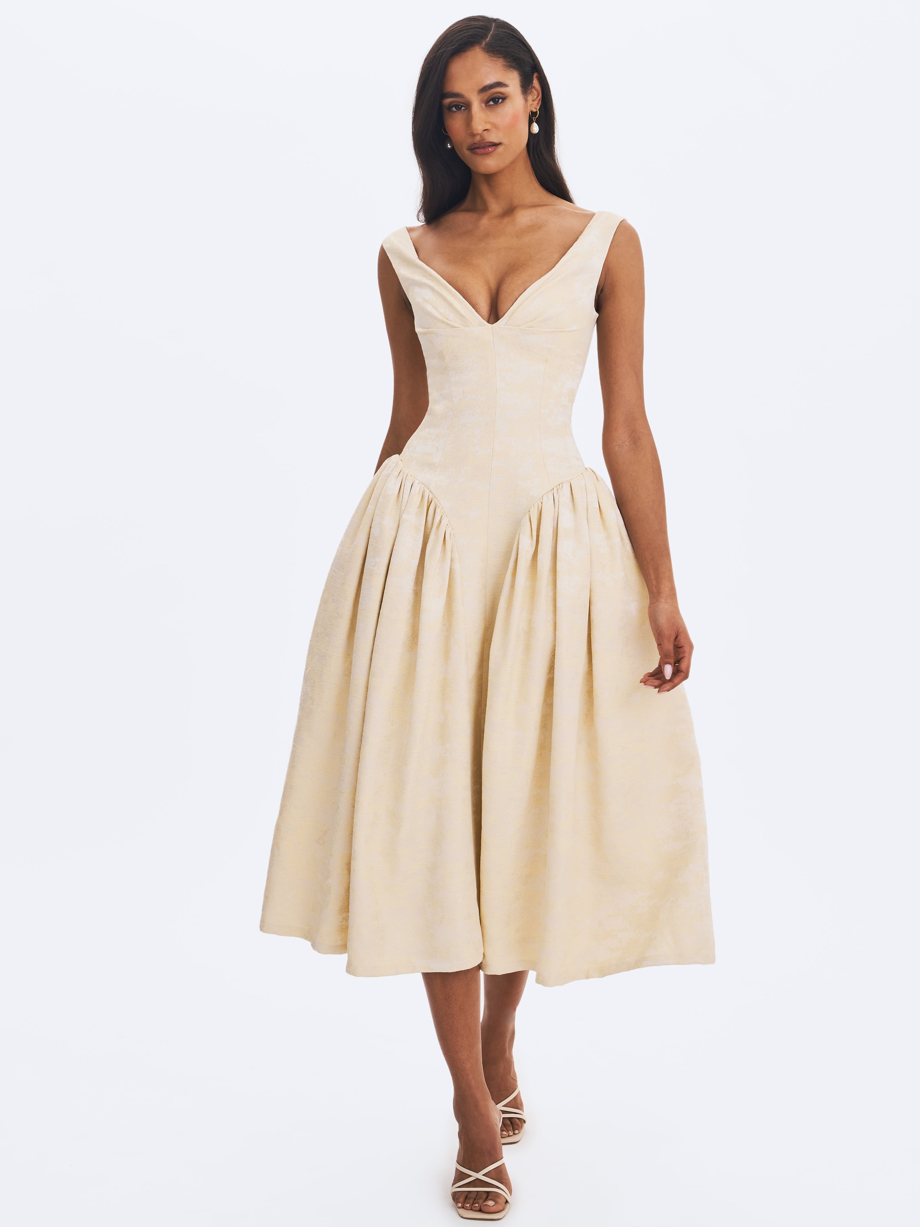 robe ivoire chic
