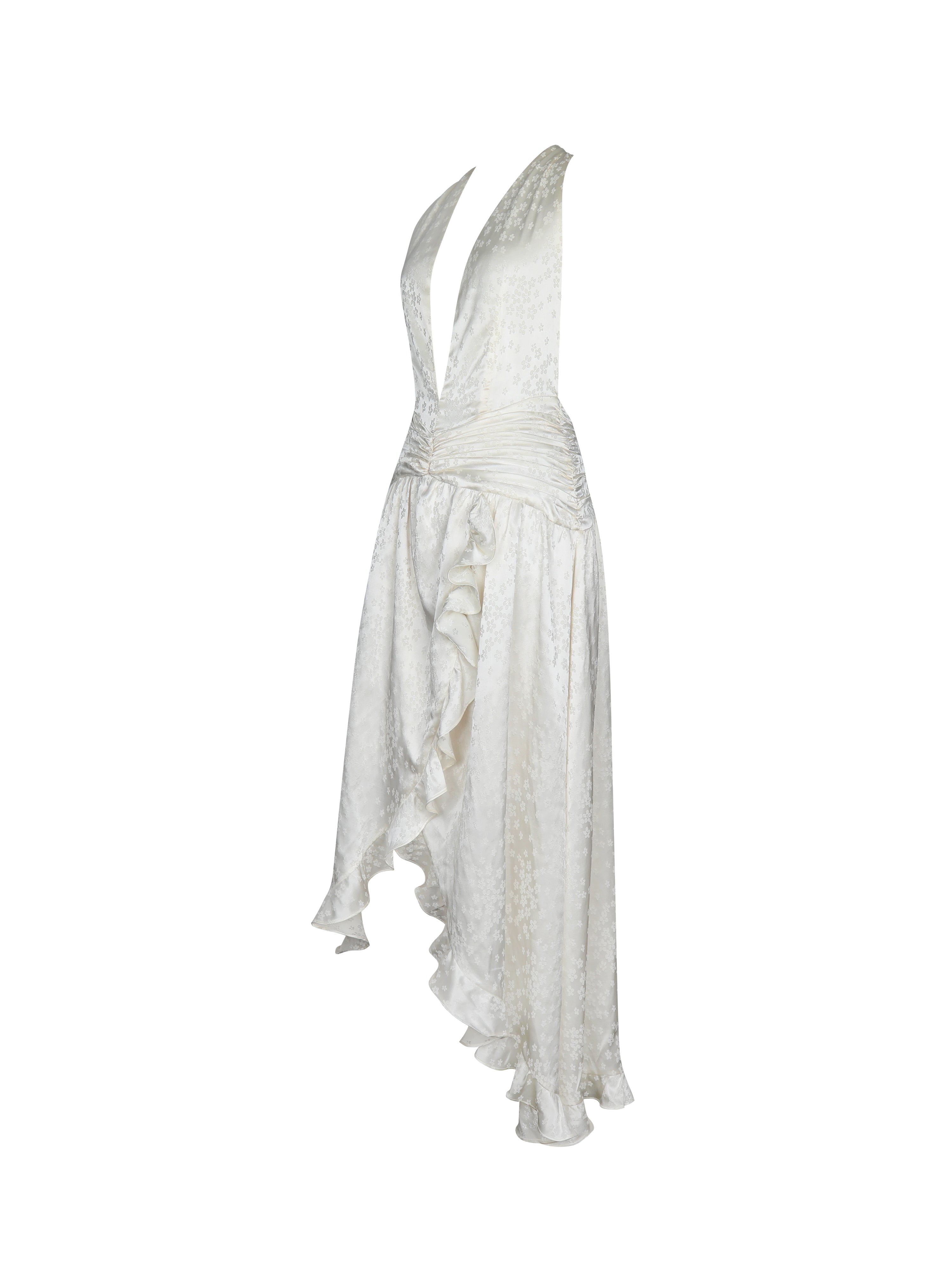 robe glamour à volants