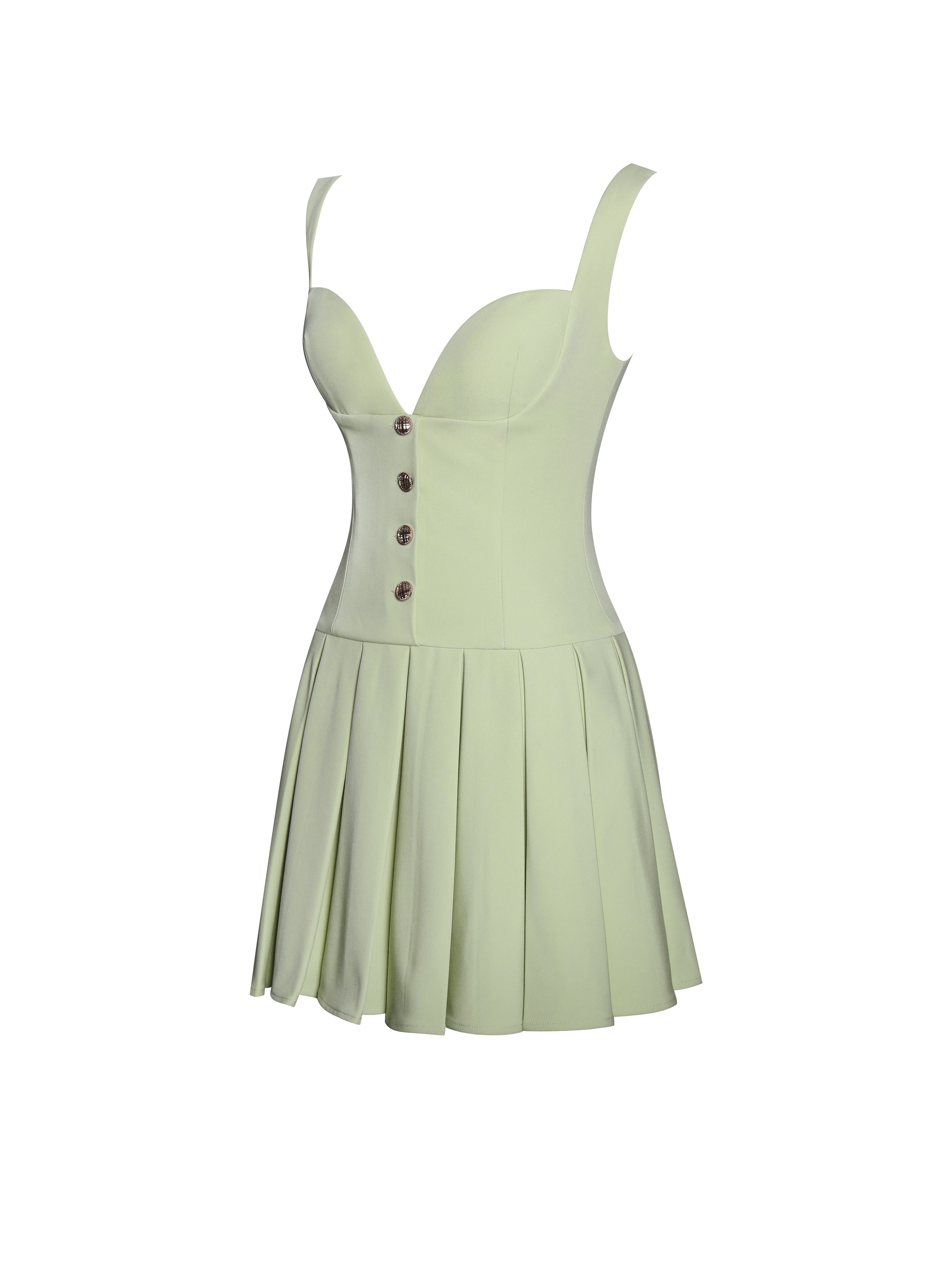 robe verte silhouette ample