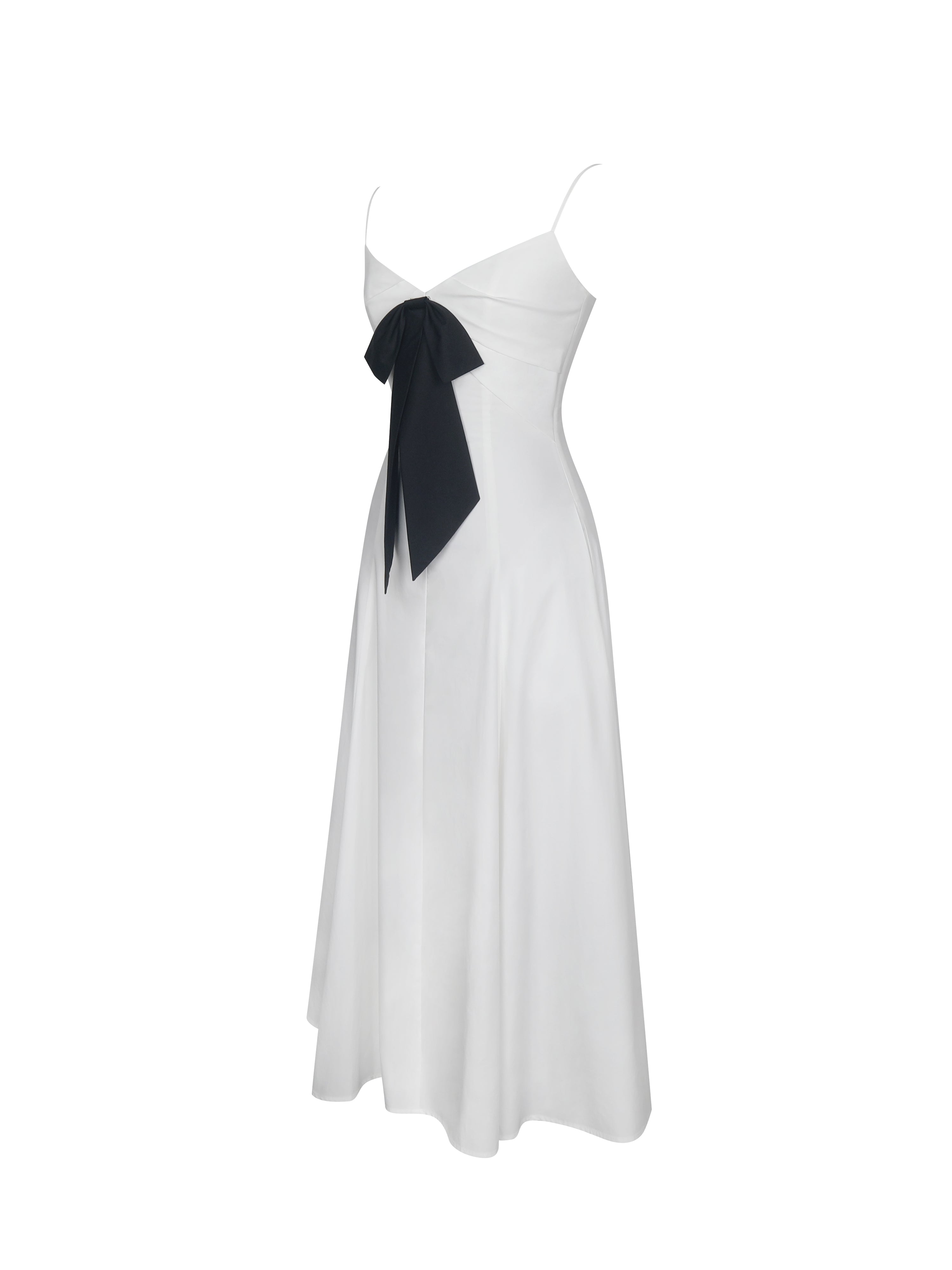 robe corinne flared blanche