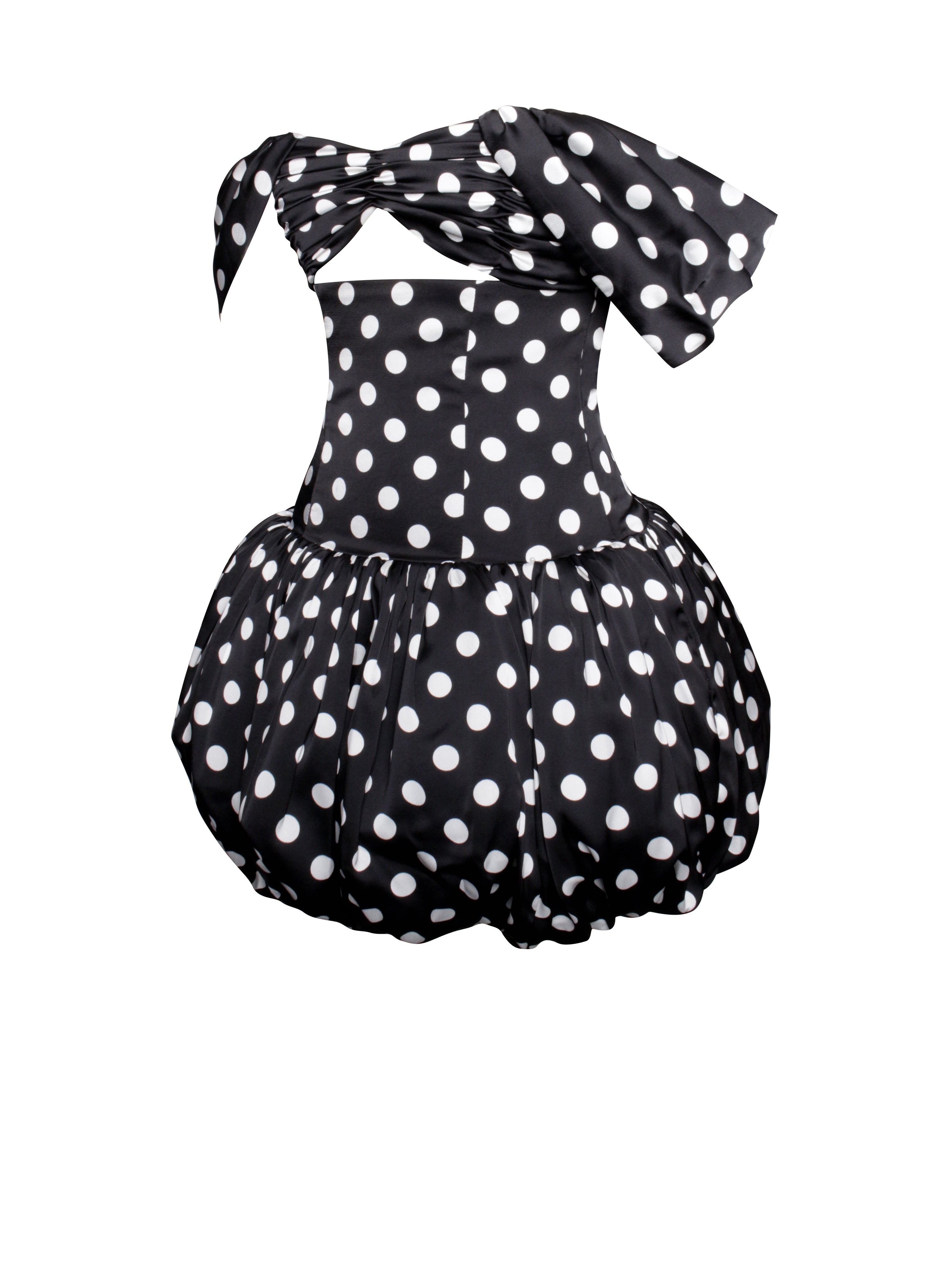 mini robe chic pois