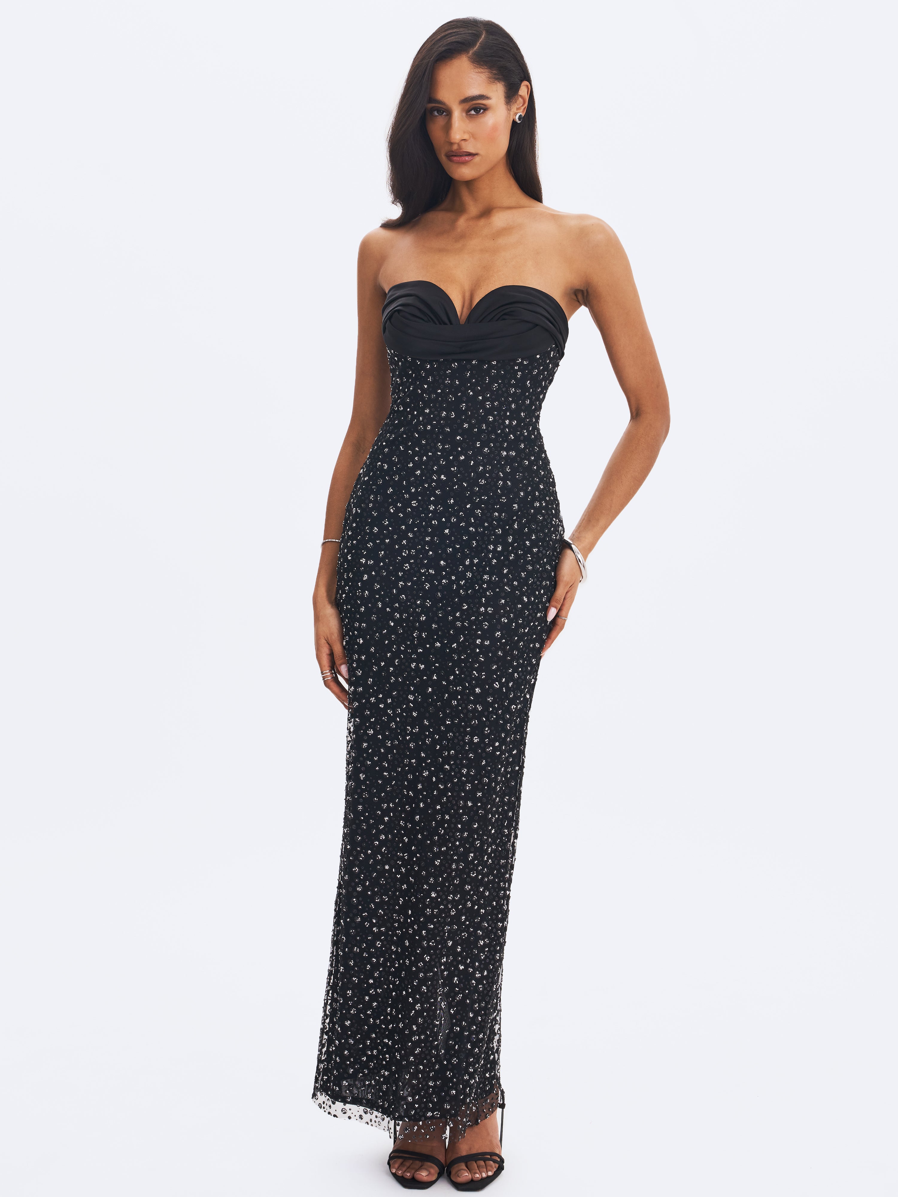 silhouette de la robe Preslie