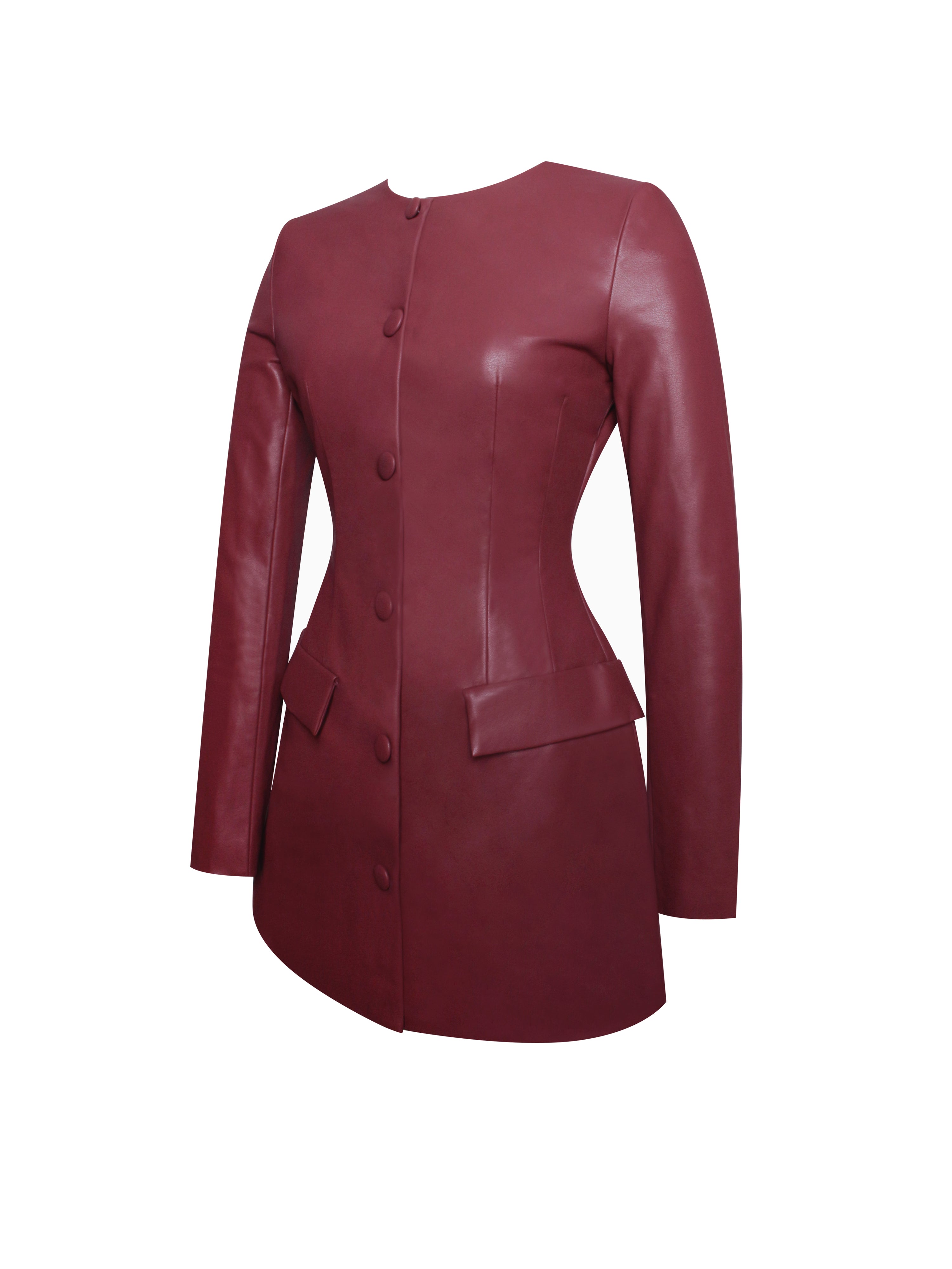 robe blazer structurée et raffinée
