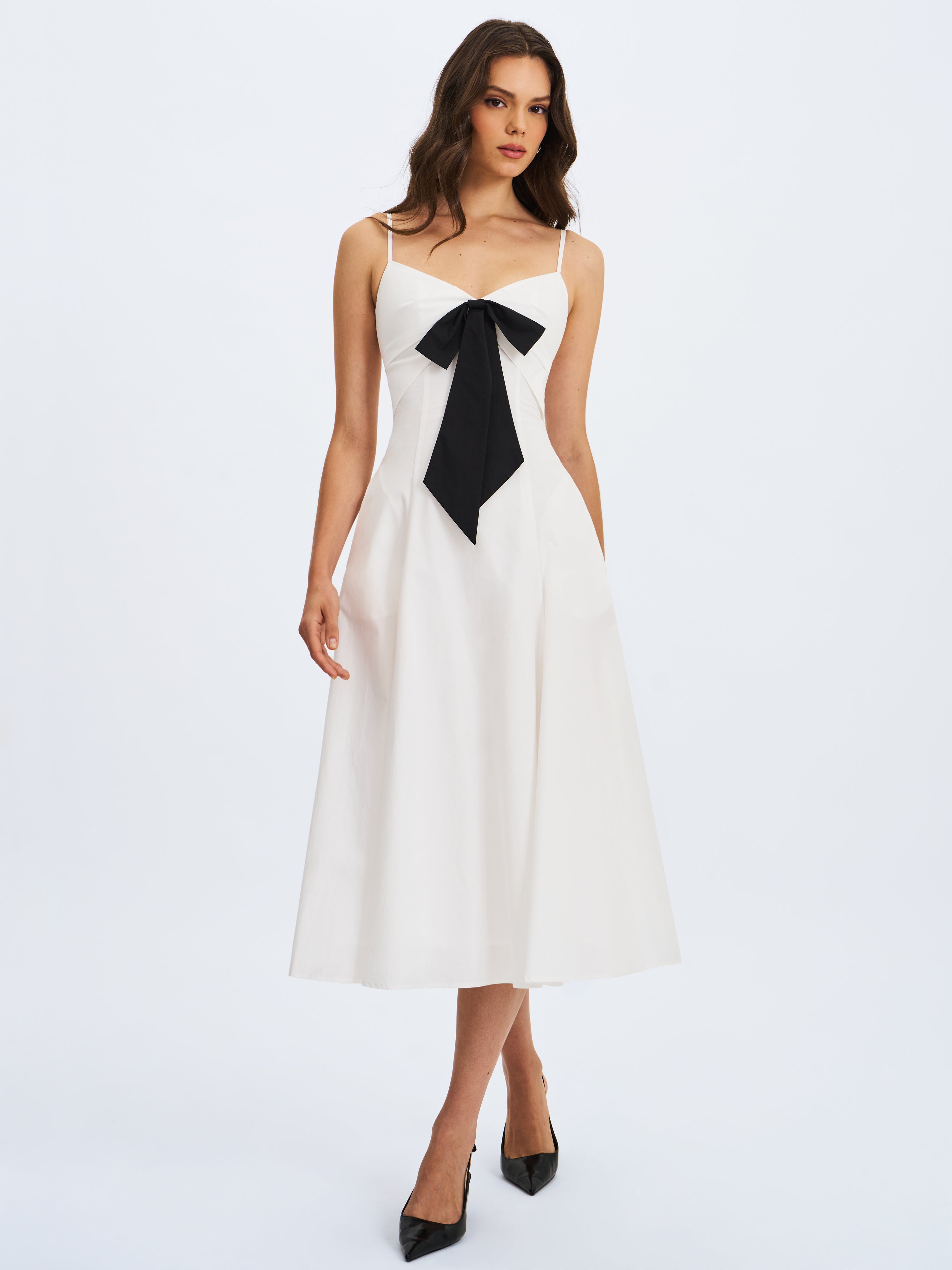 robe corinne élégante popeline