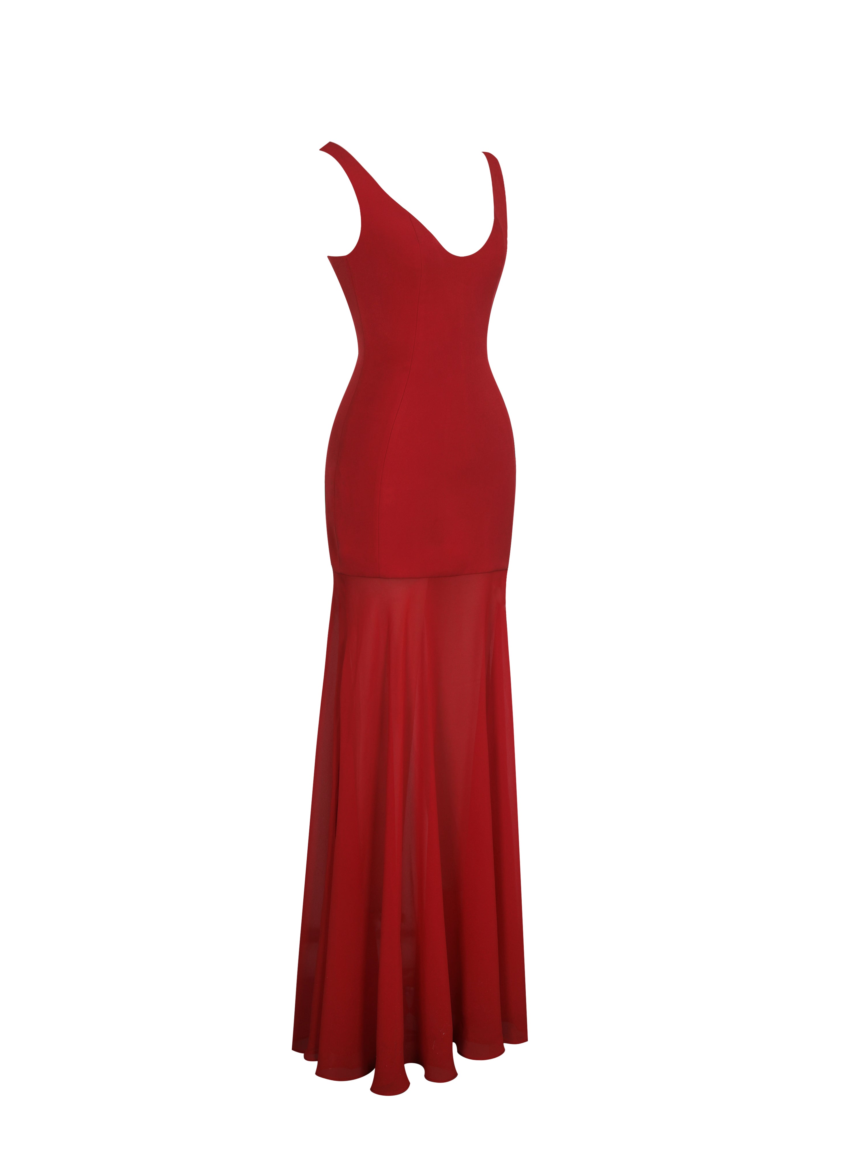 tenue cocktail cramoisie