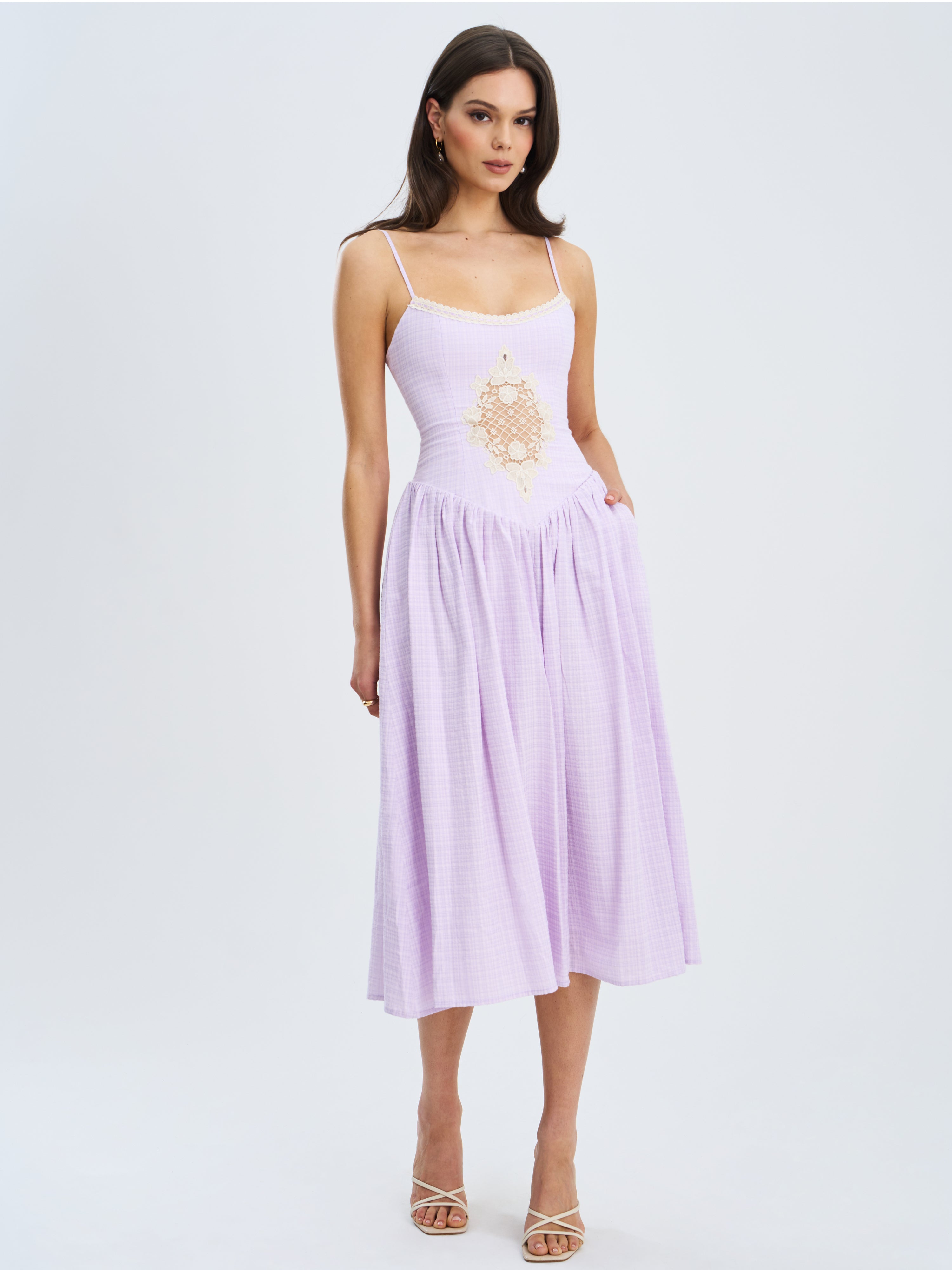 Robe printemps lavande