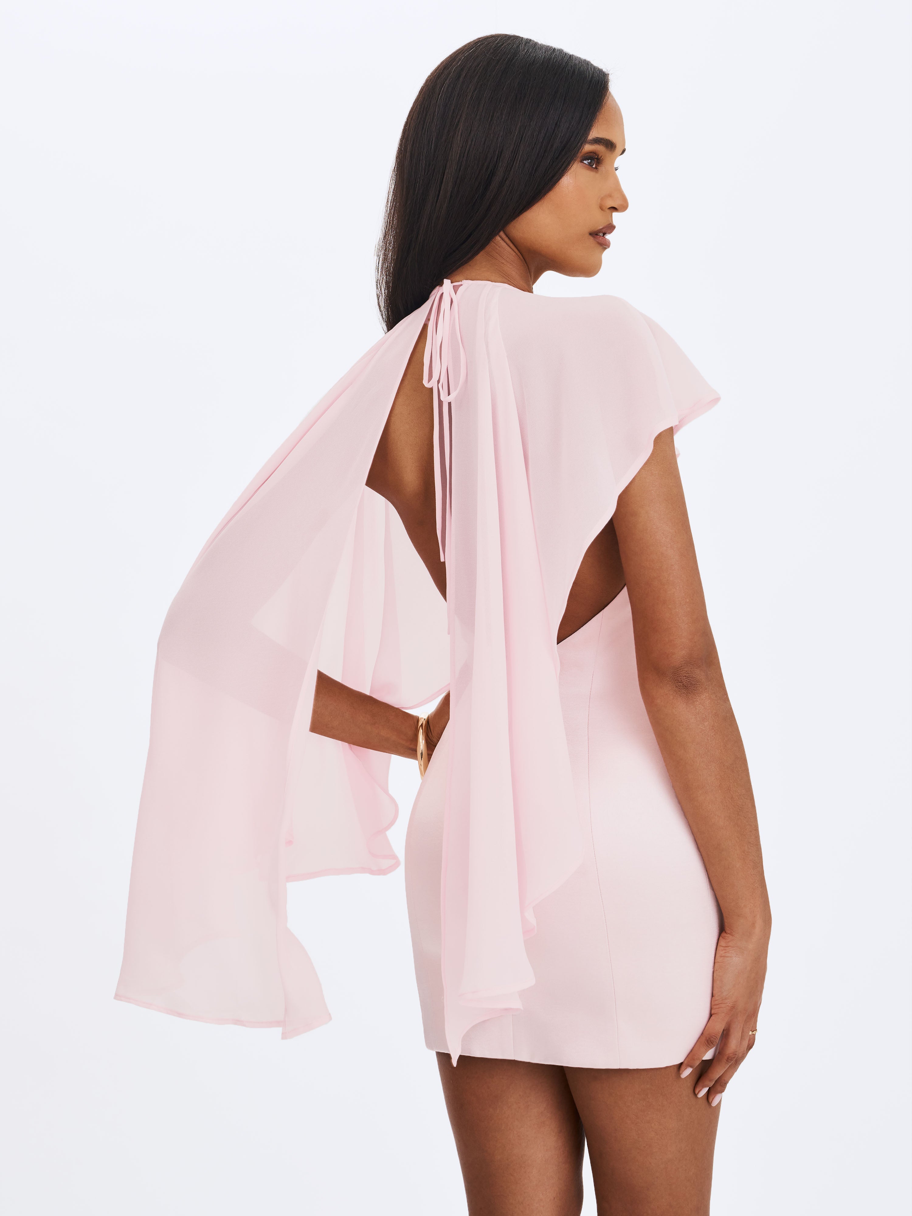 robe cape rose Umeko
