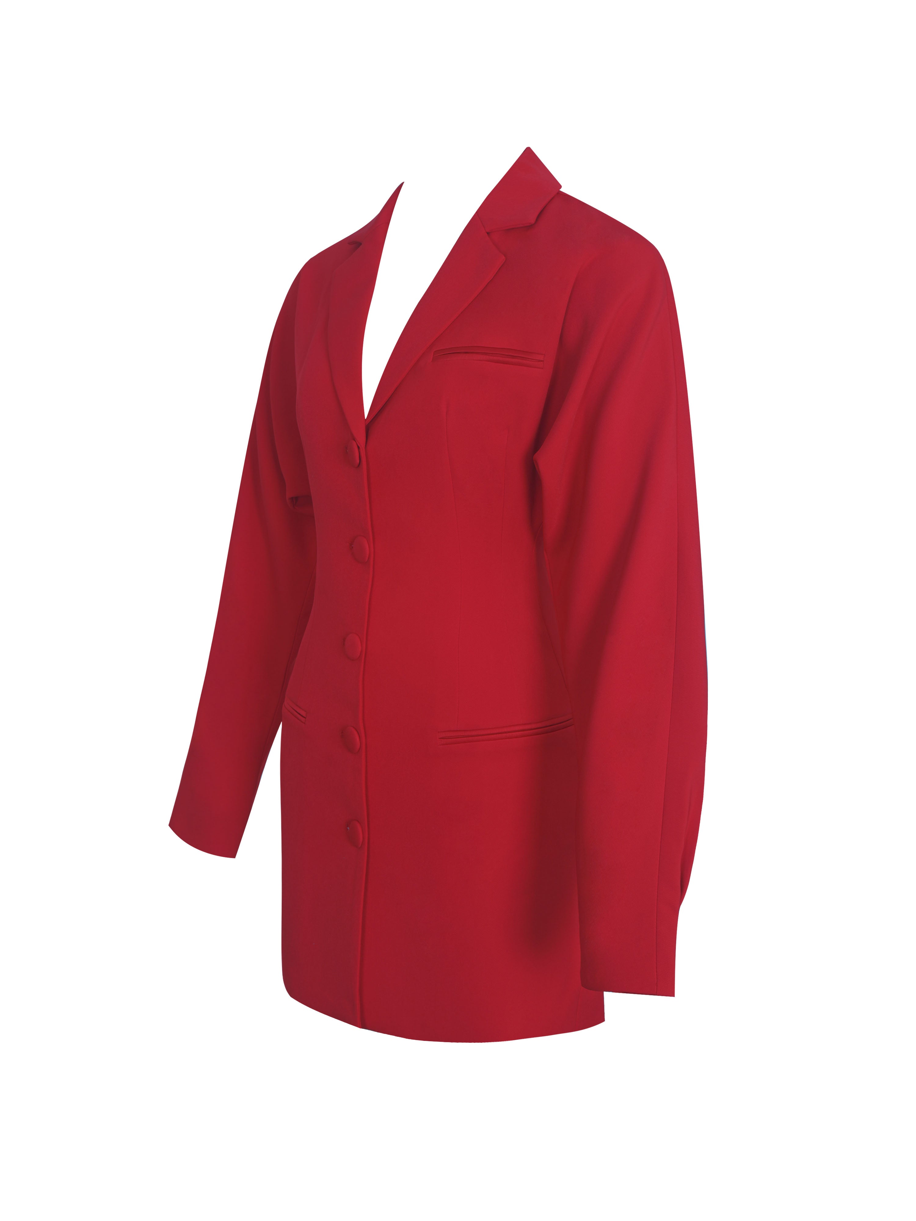 robe blazer vibrant sophistiquée
