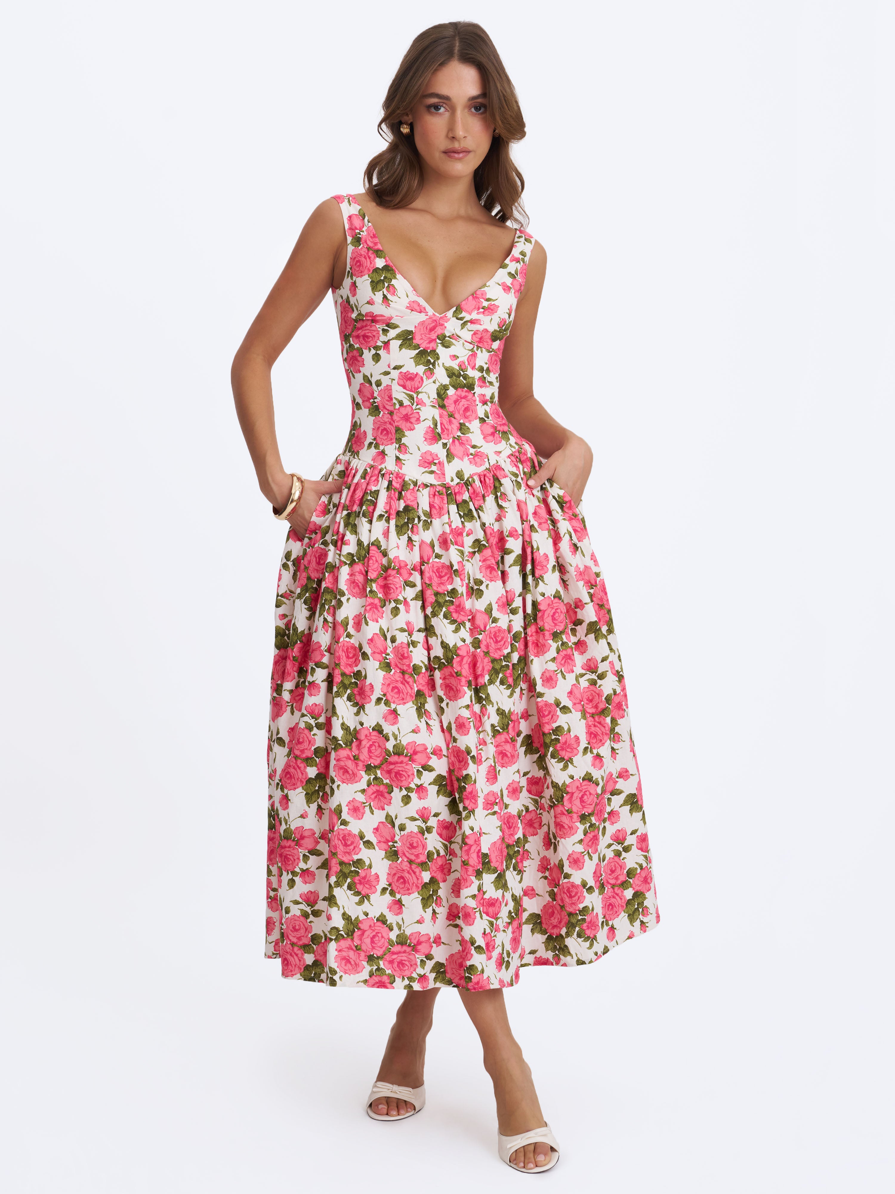 tenue florale mariage