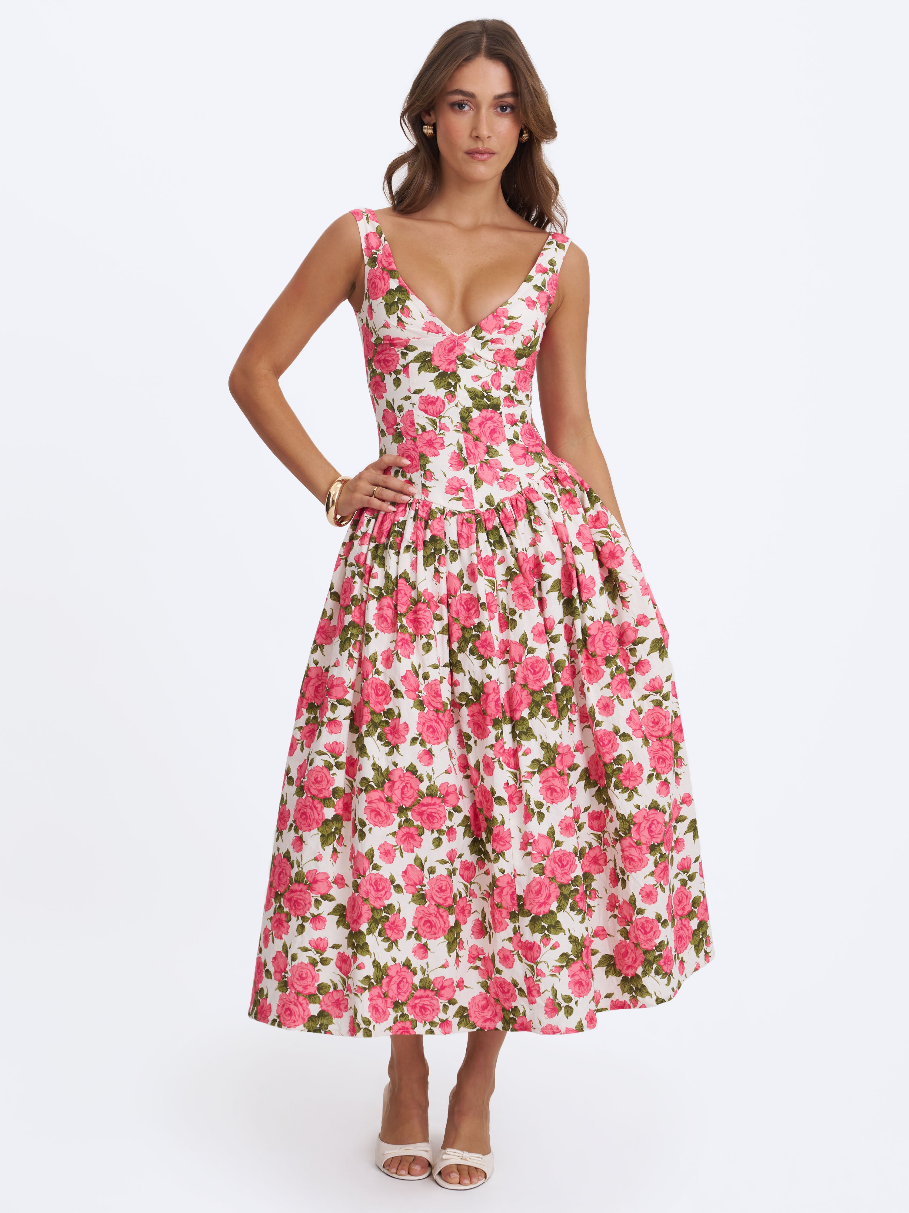 élégant Wilfreda Blooming Pink Floral