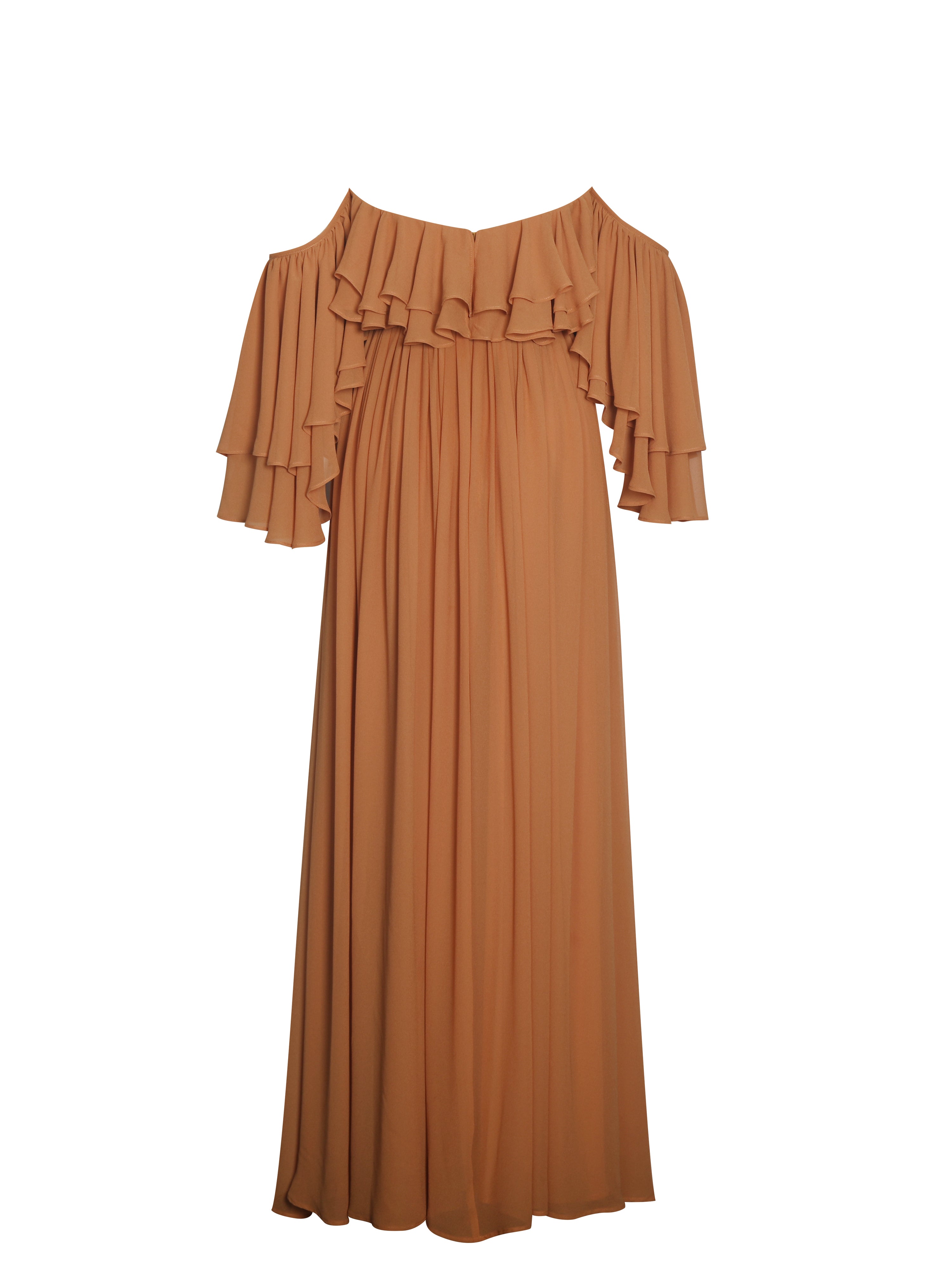 chiffon robe marquée