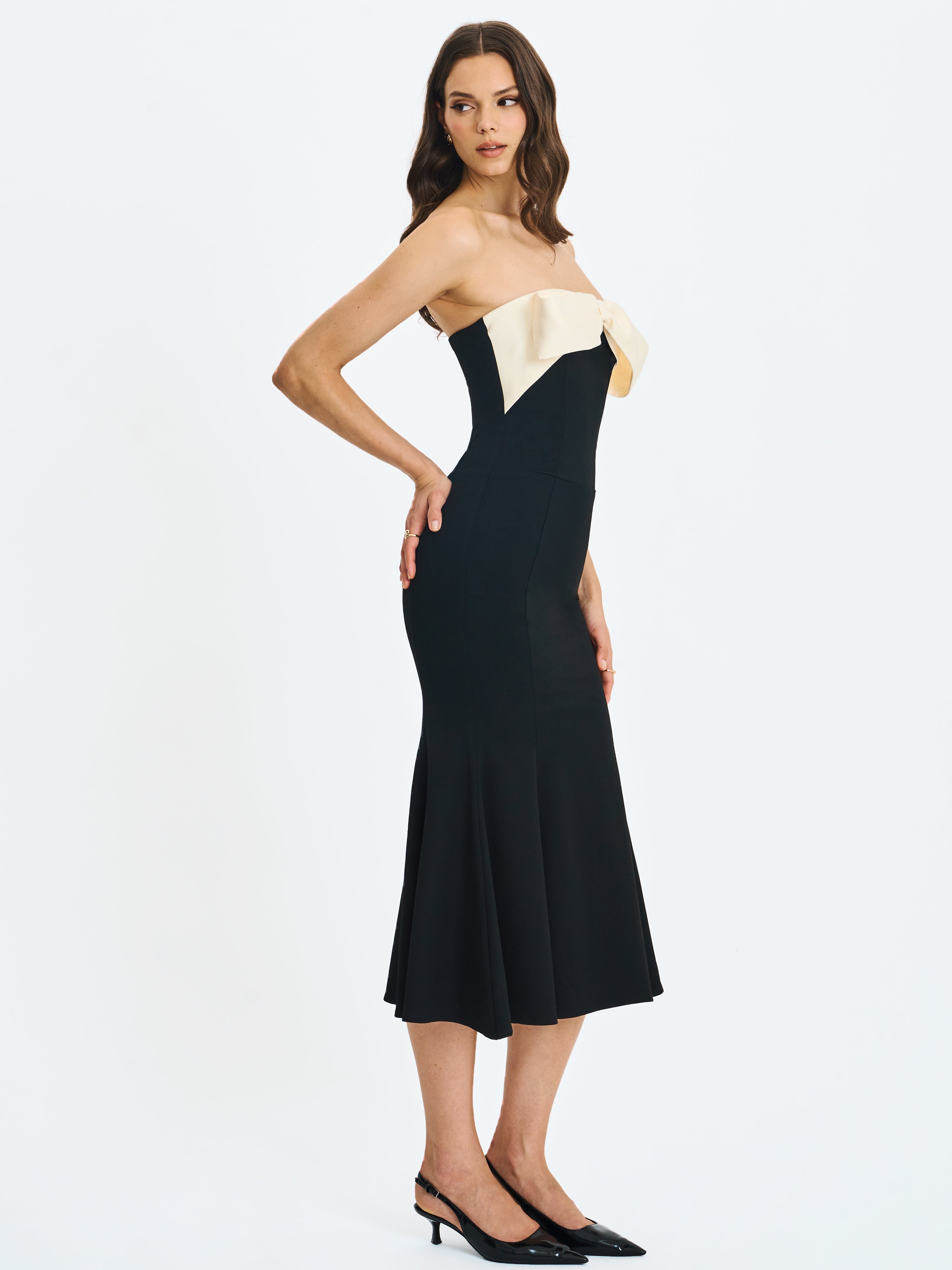 saige black dress fête