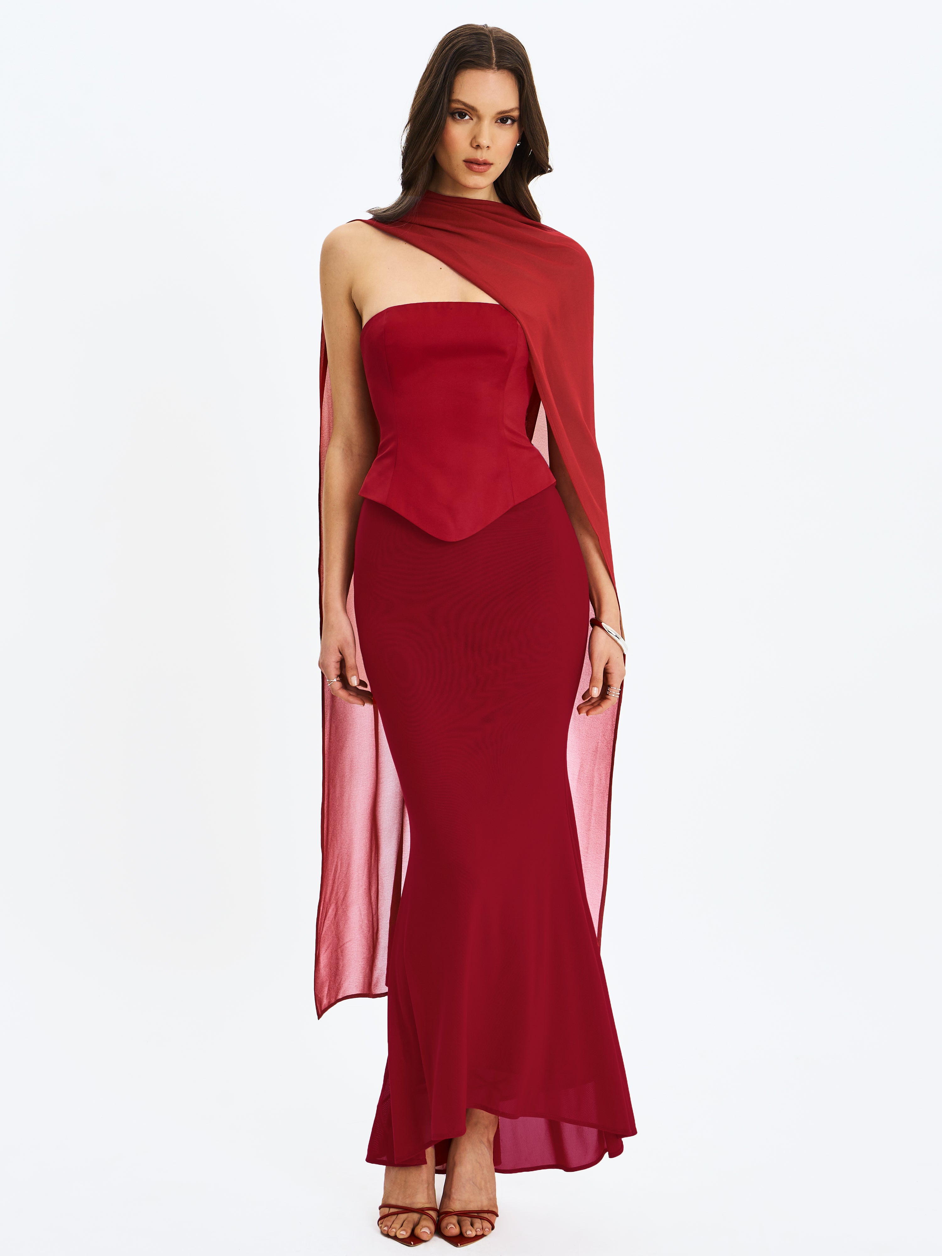 robe sirène rouge