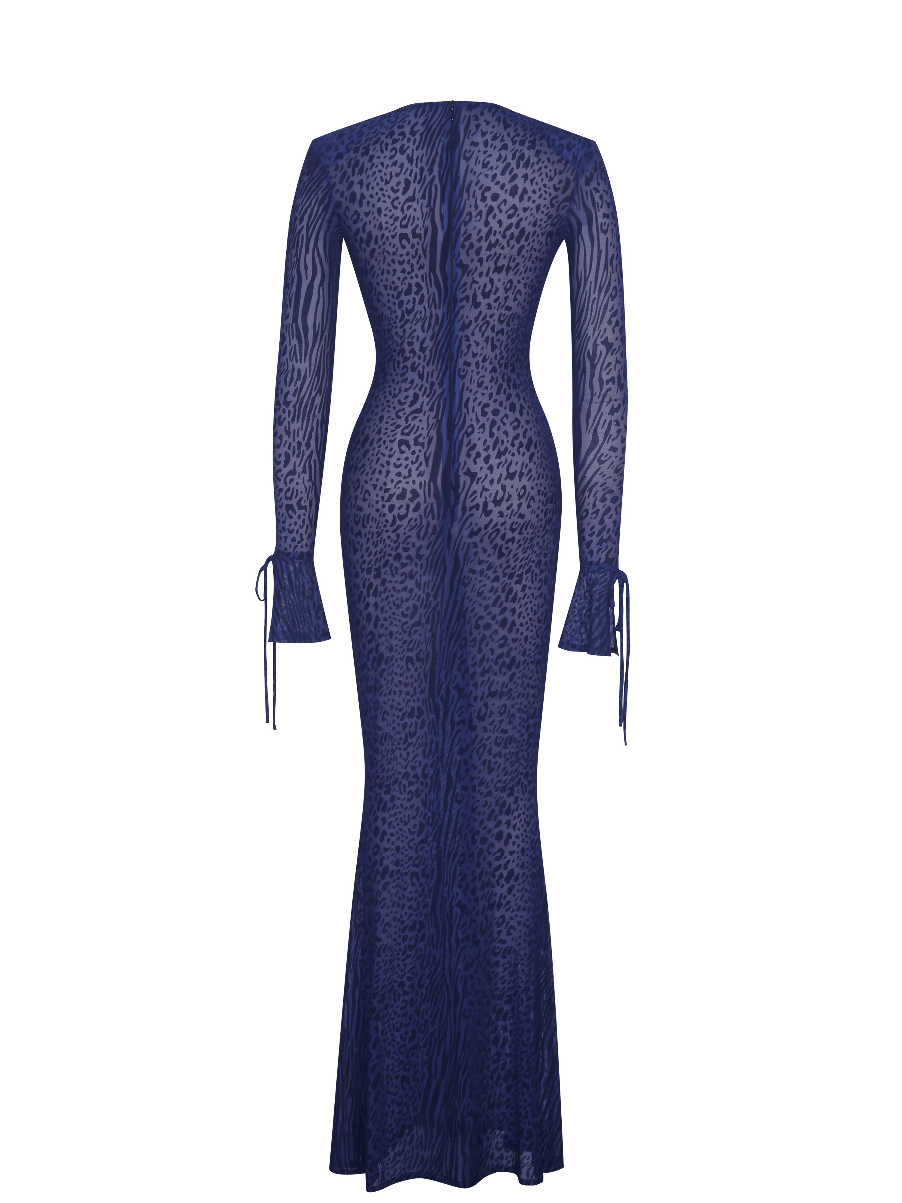robe maxi dos zippé