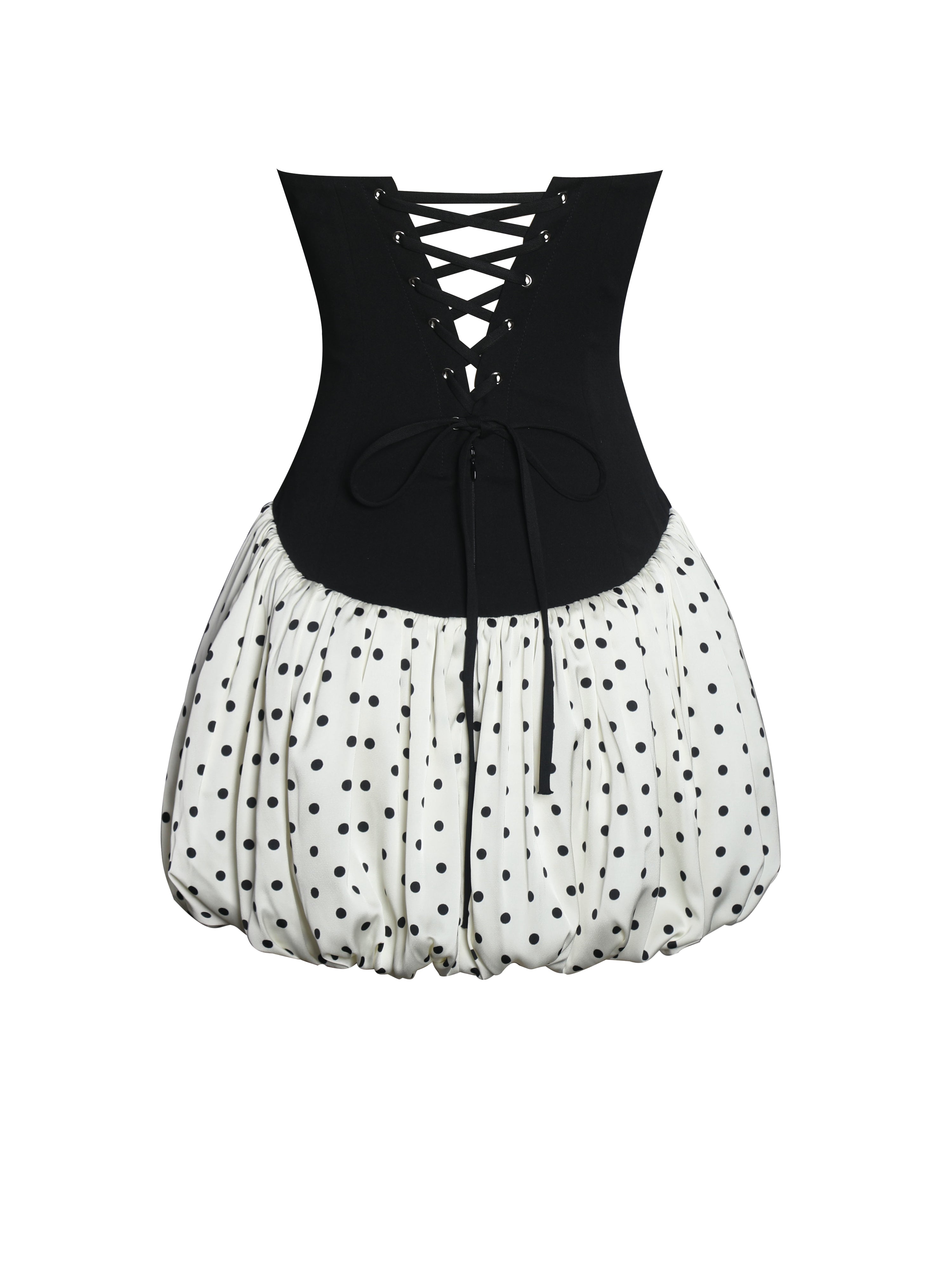 Robe personnalisée à pois
