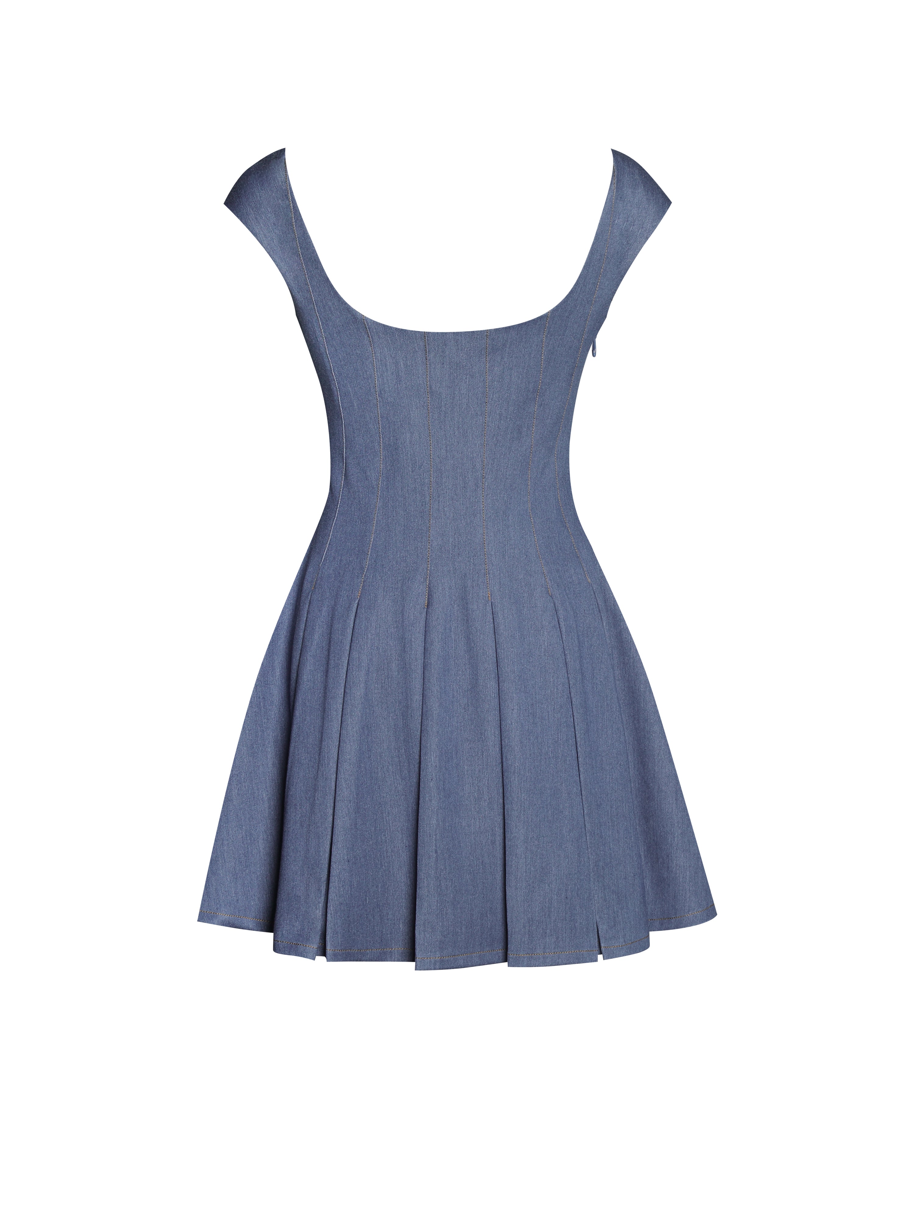 robe denim coupe moderne