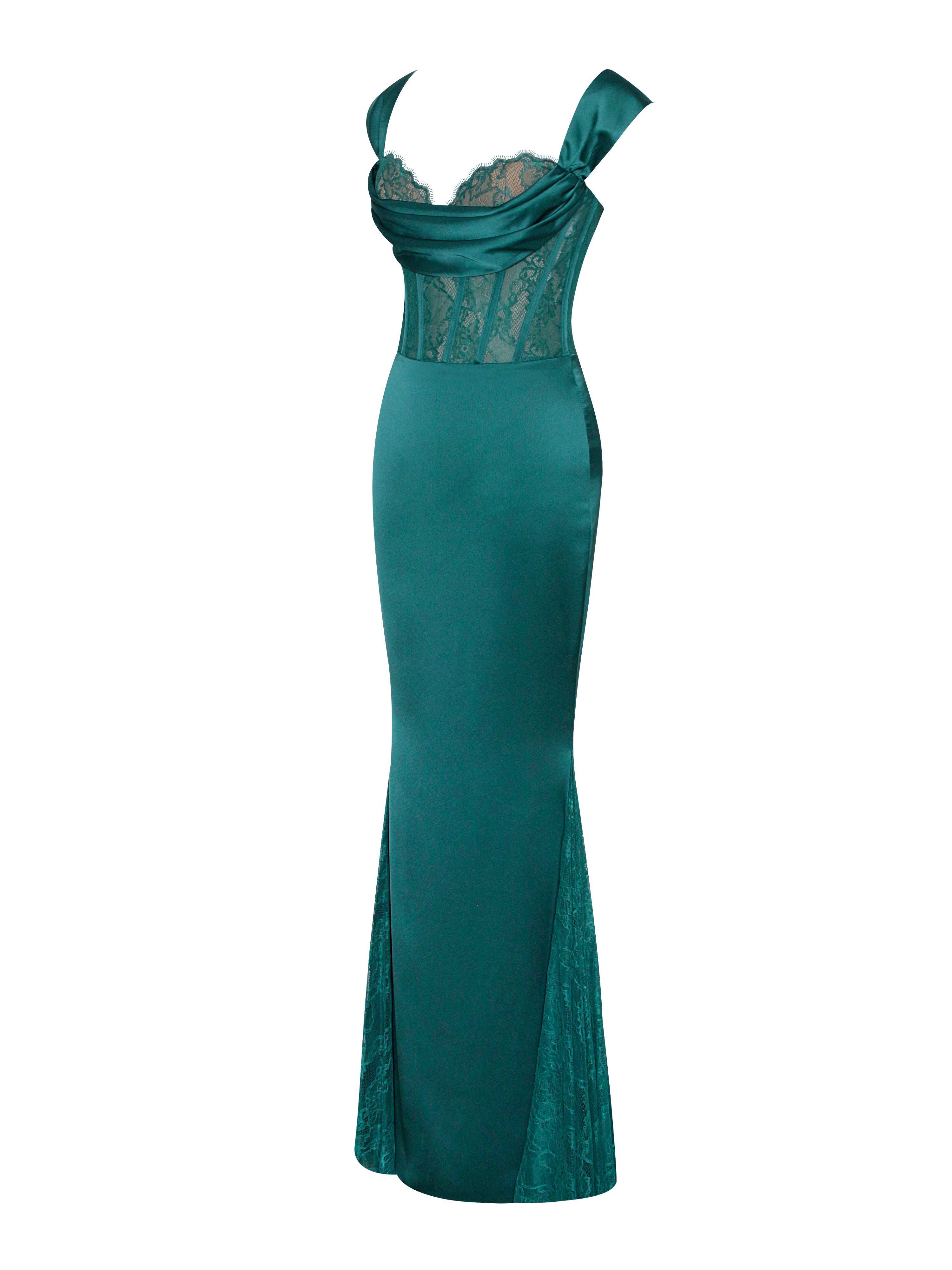 robe élégante teal