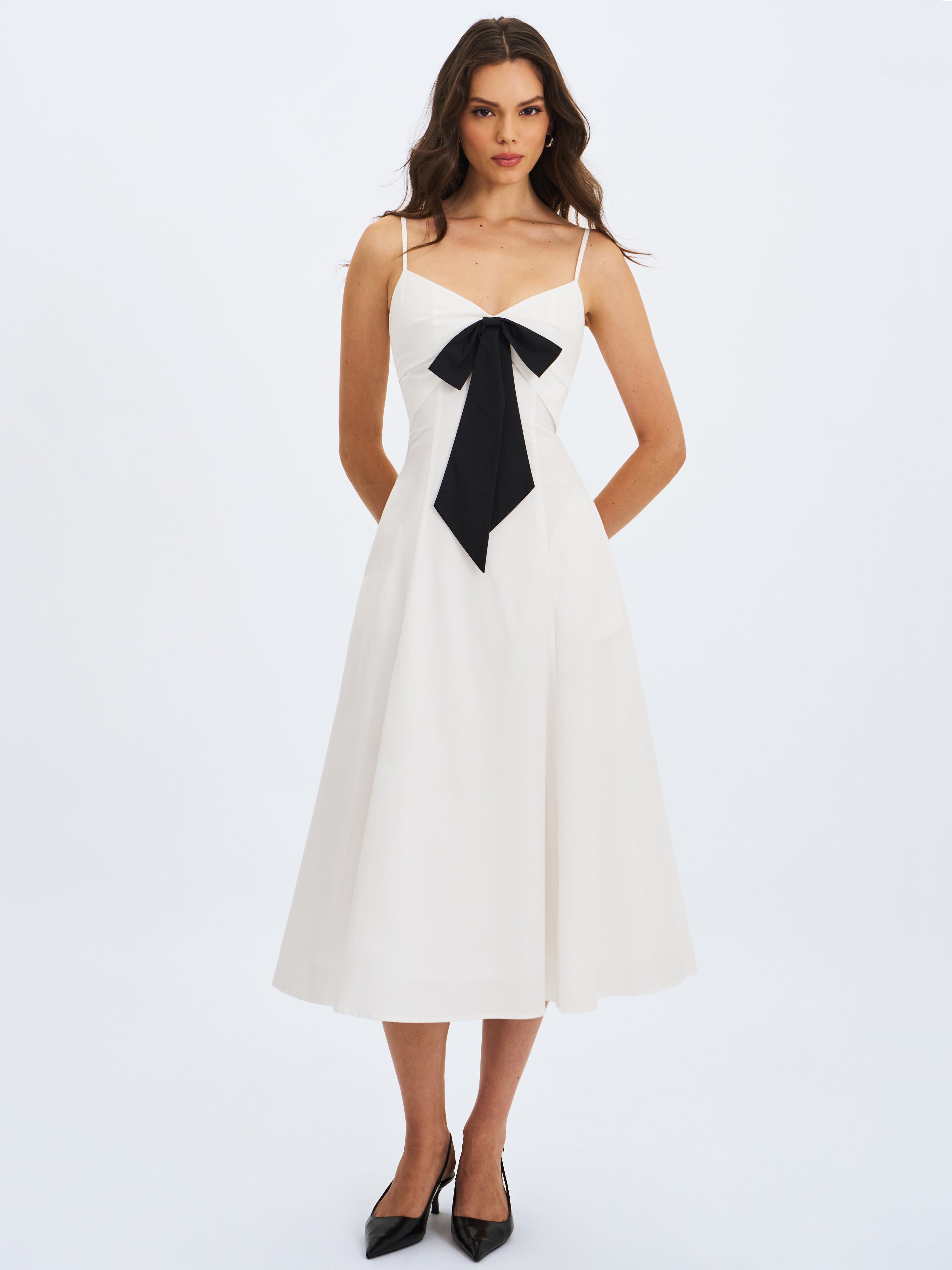 robe corinne popeline évasée