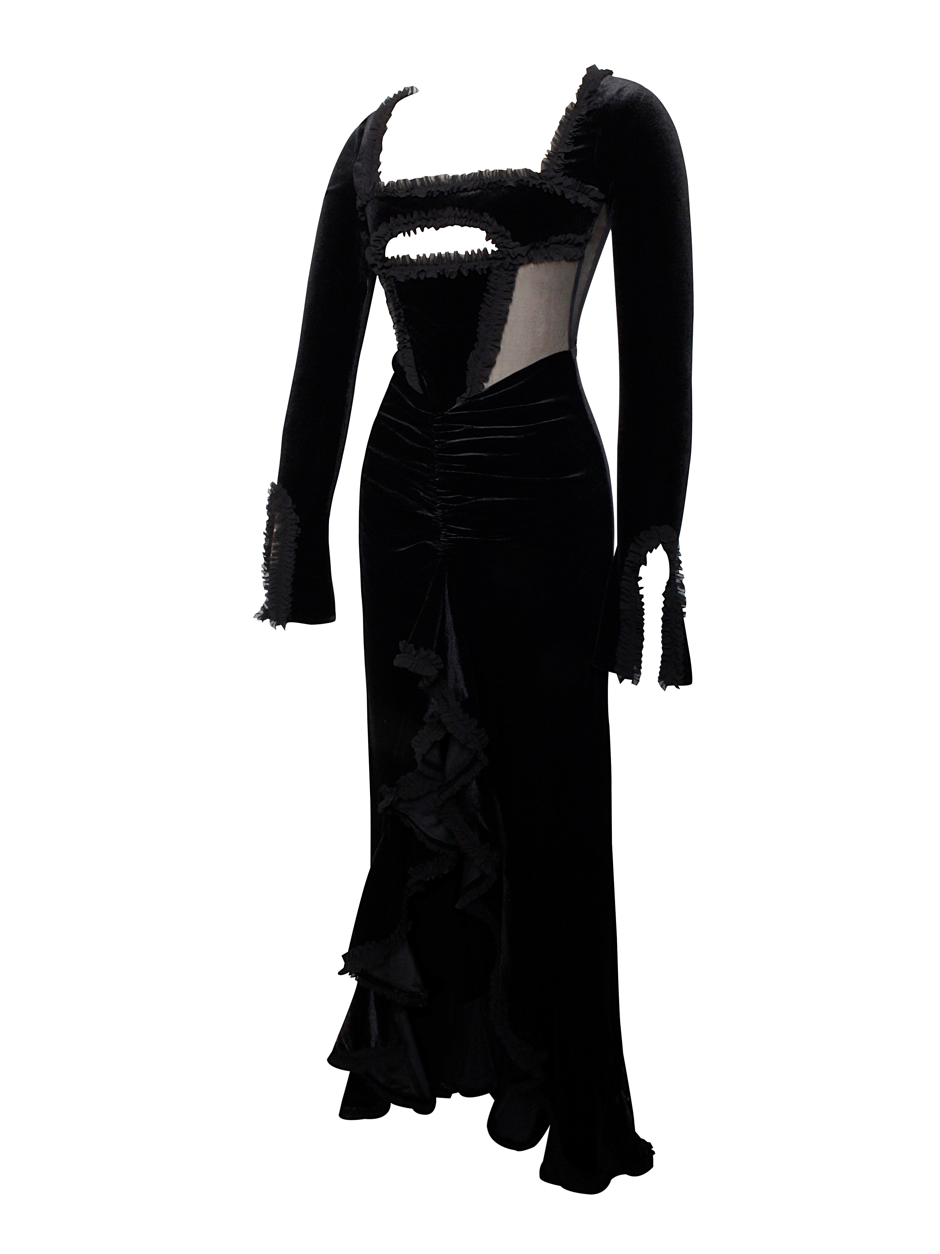design moderne robe noire
