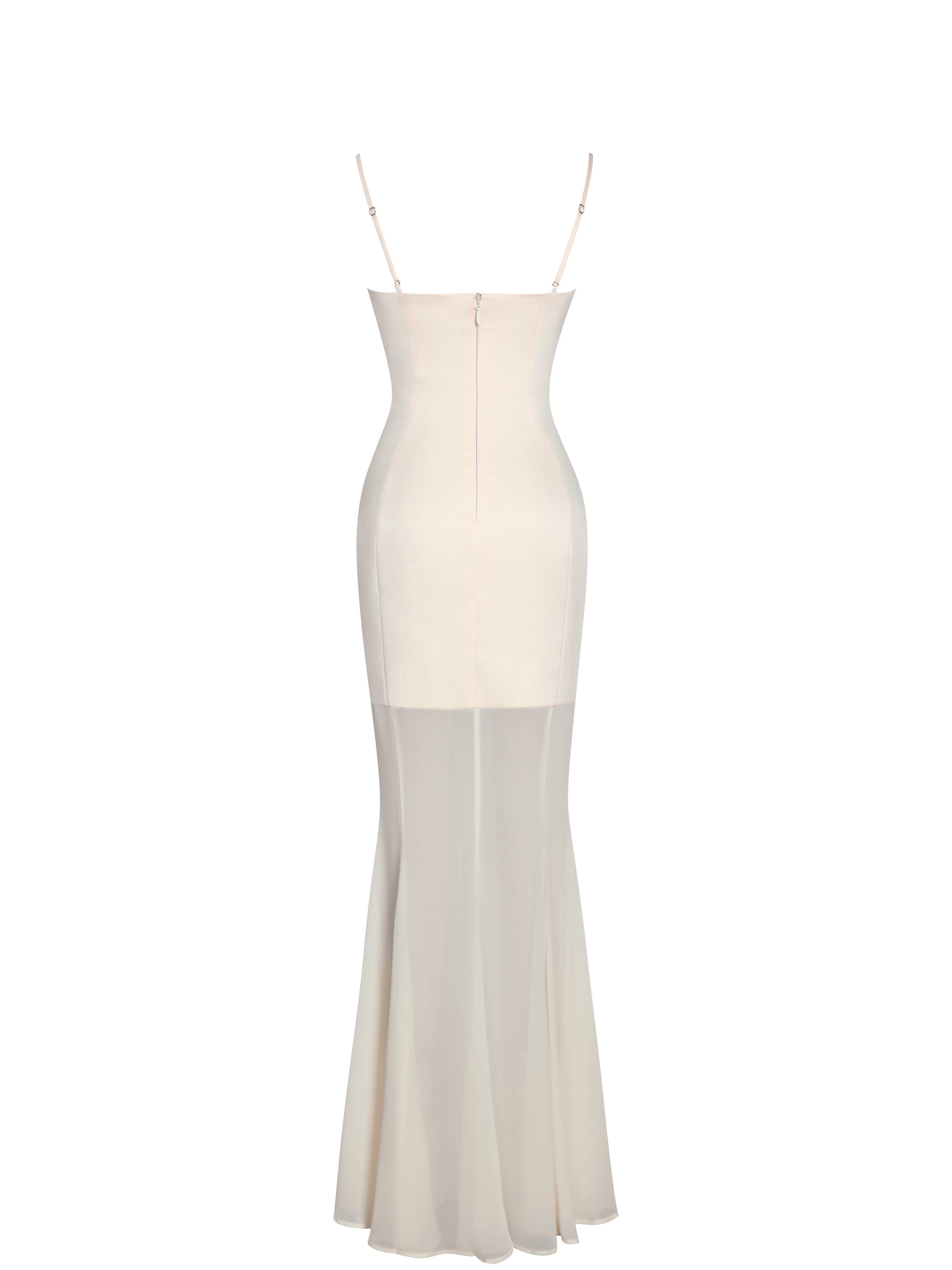 satin duchesse robe de cérémonie
