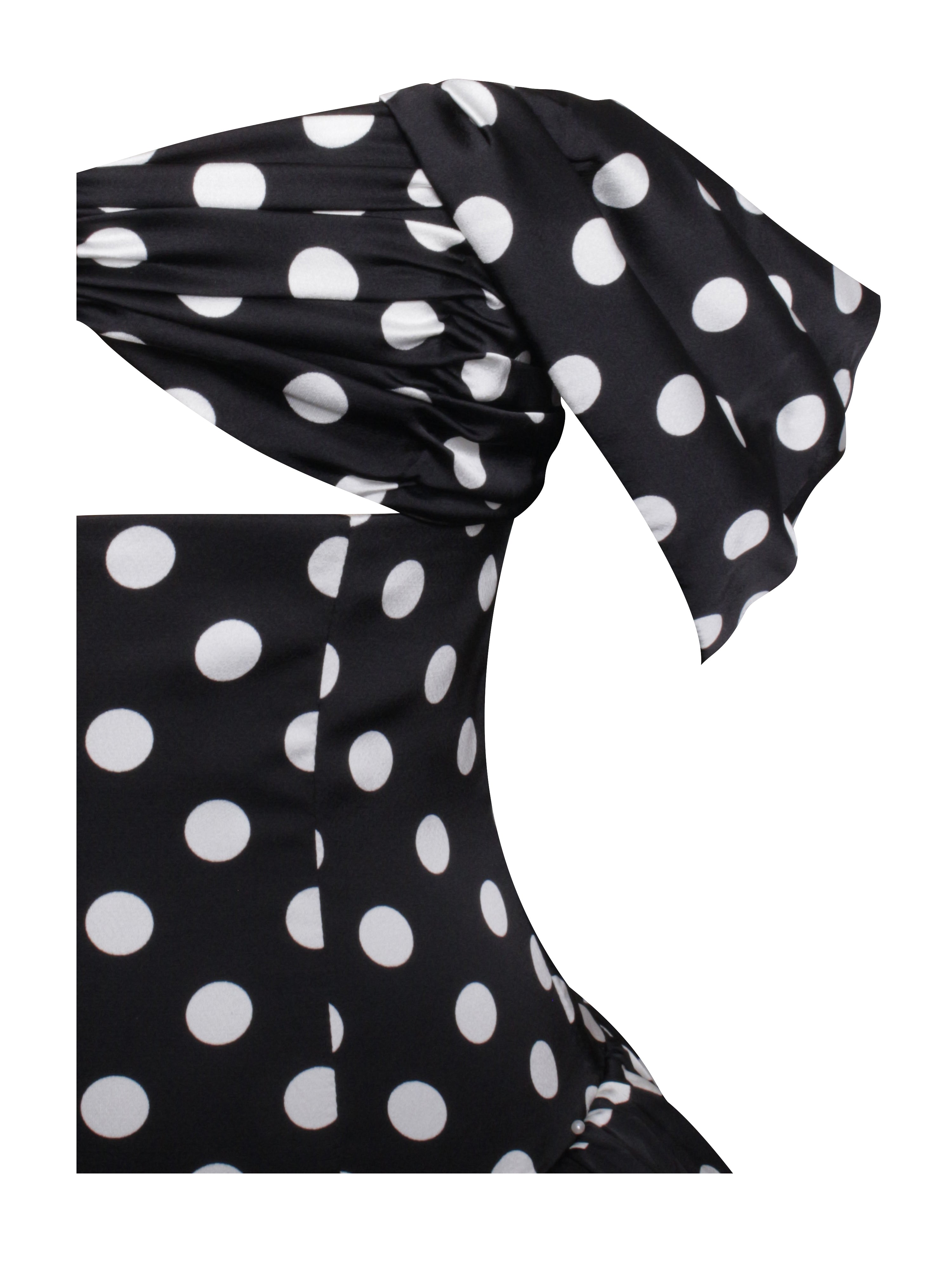 robe moderne polka dots