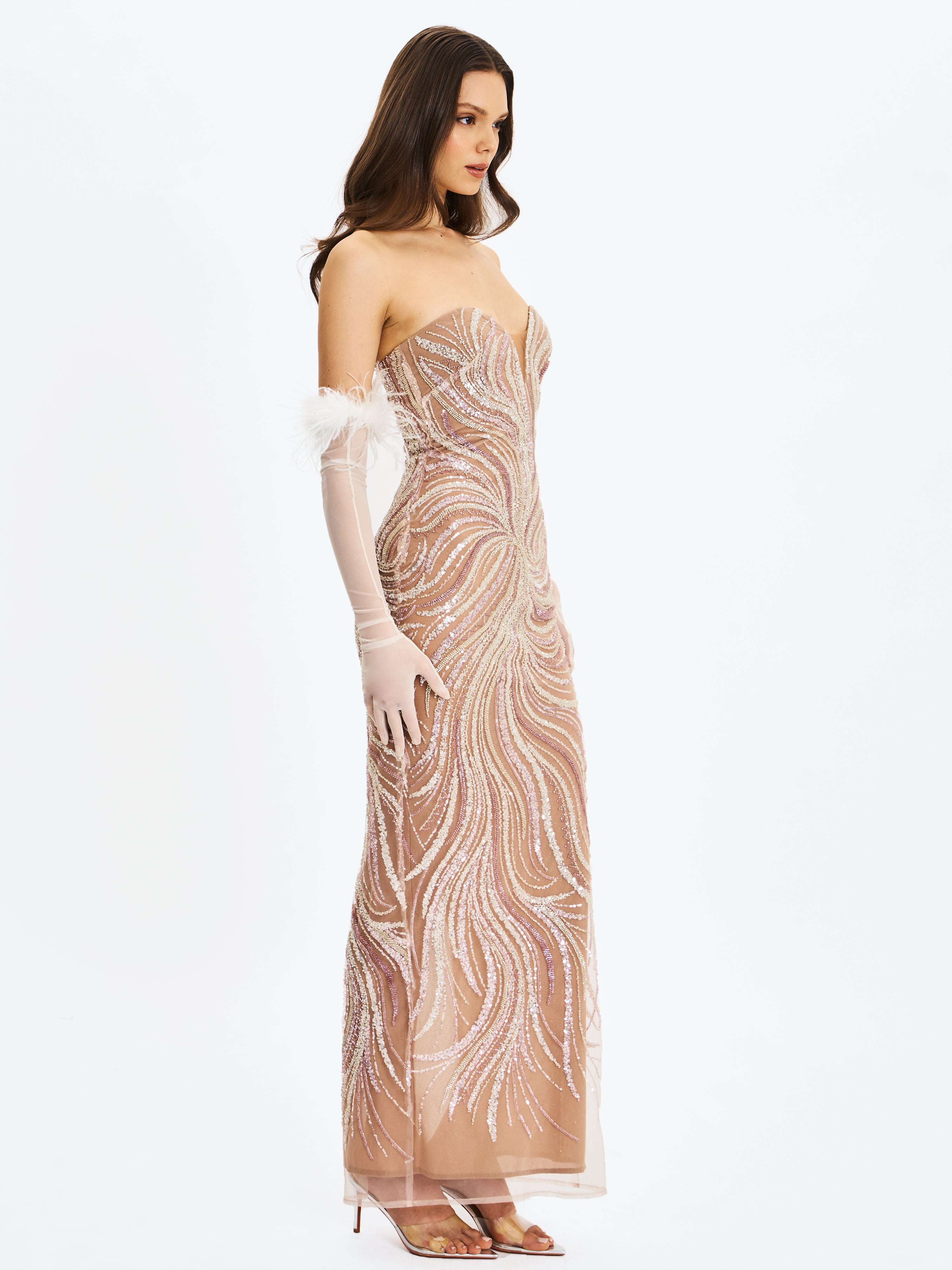 maxi robe soirée féminine