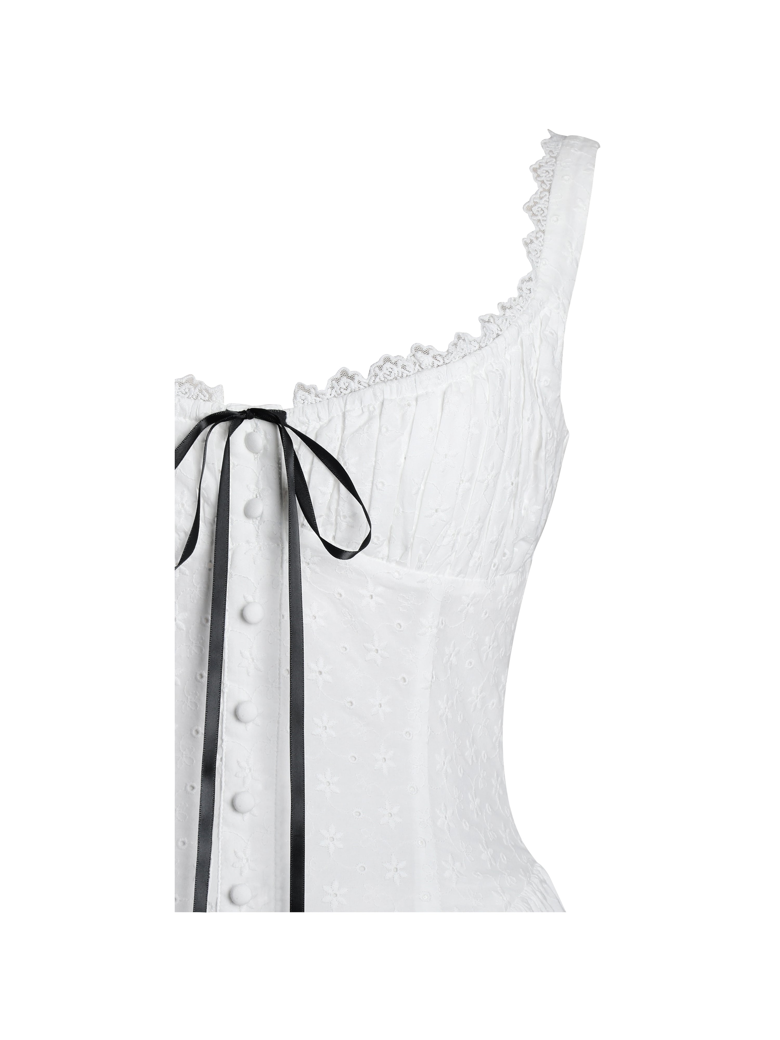Madison dress à taille froncée
