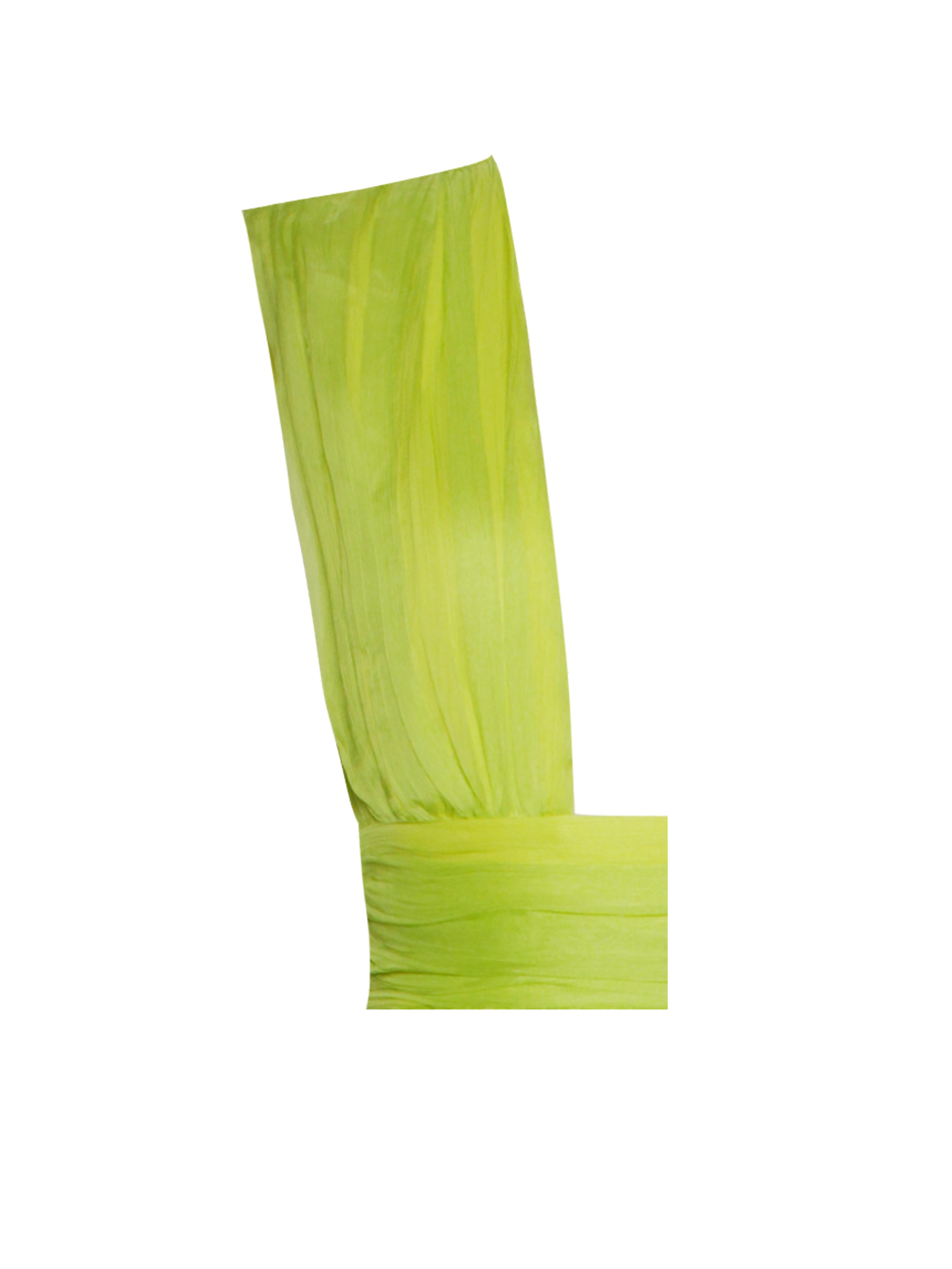 robe maxi lime pour femme