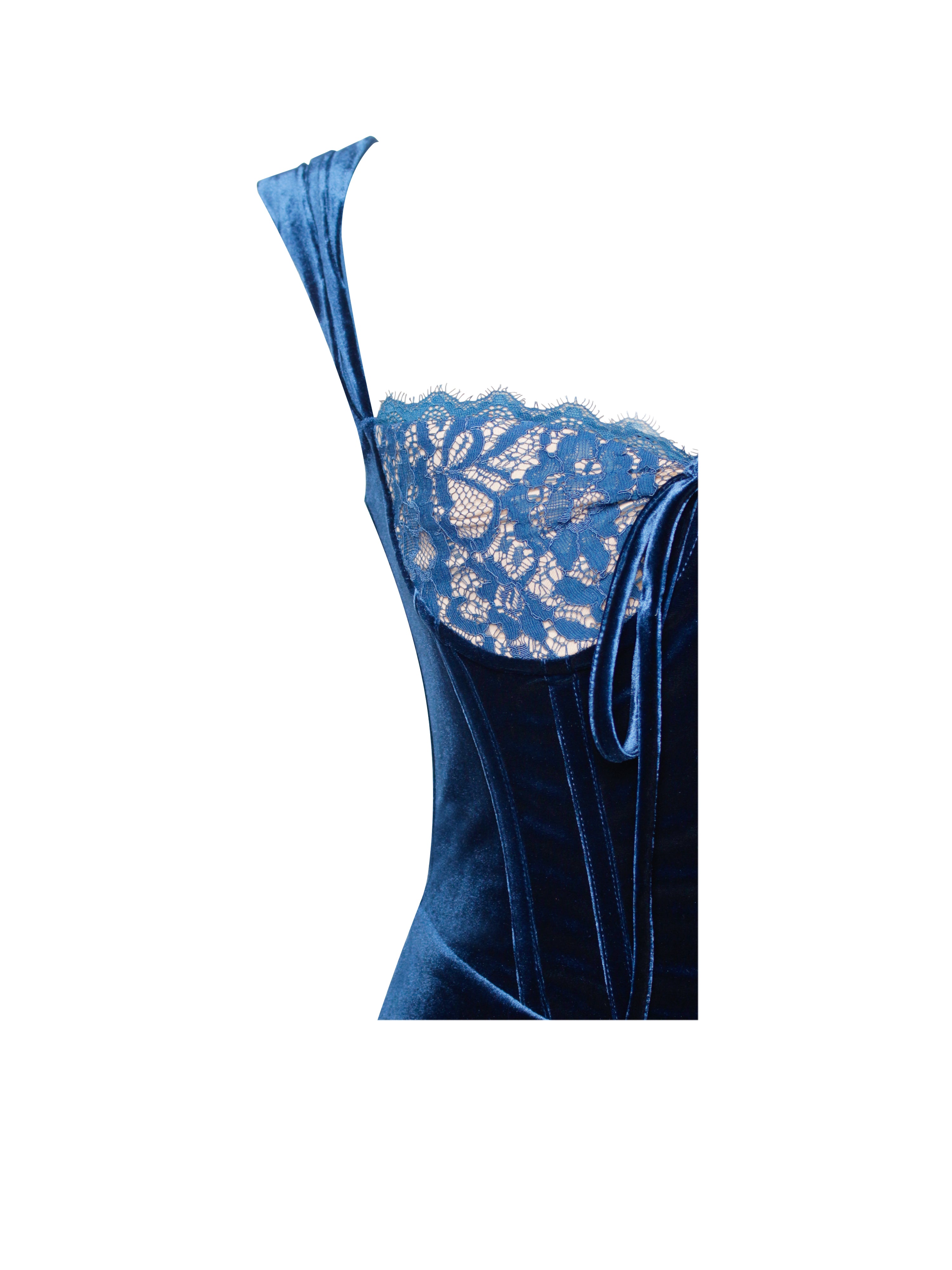 Odilia teal soirée chic
