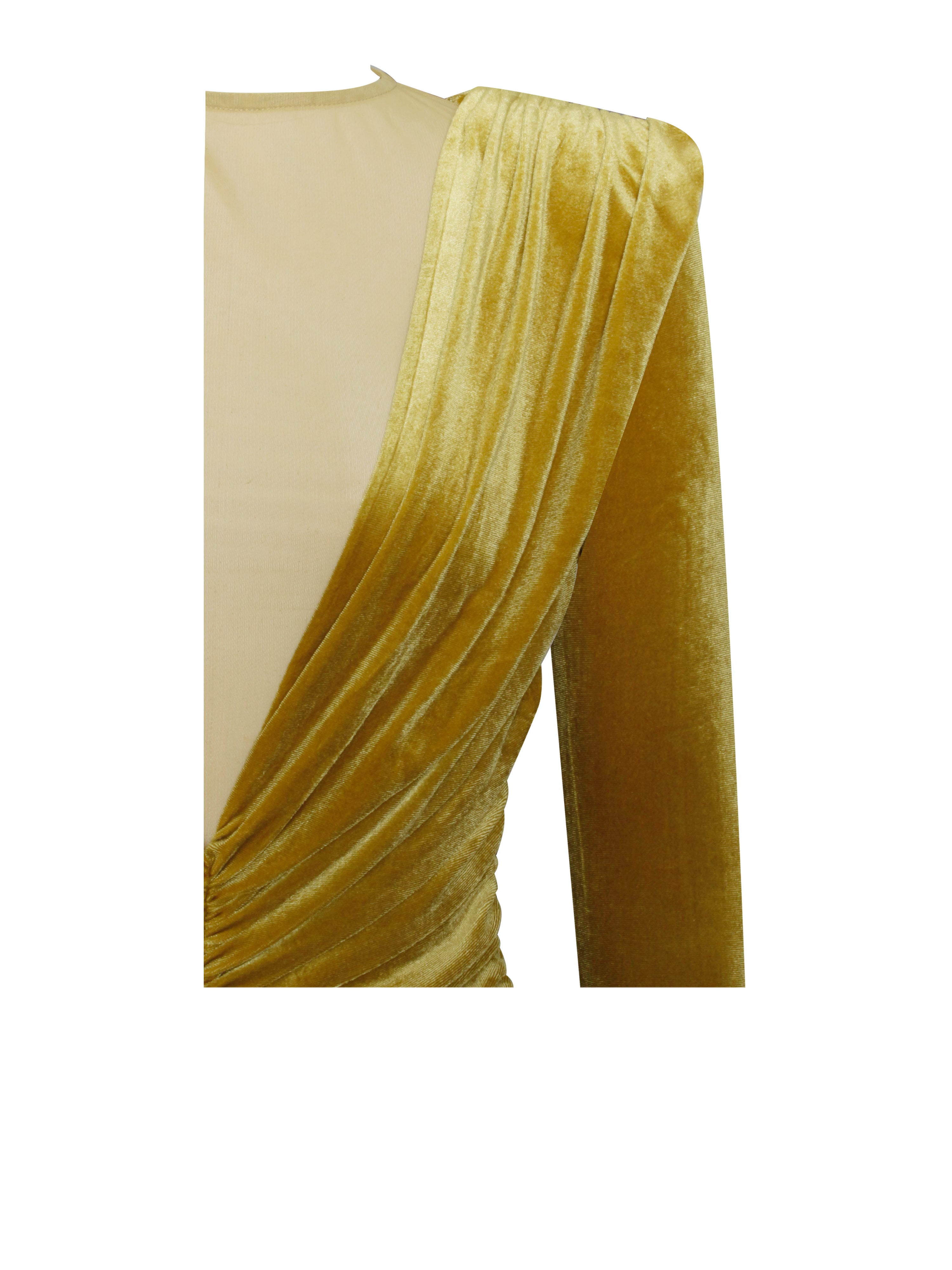 Carey Gold Velvet festive