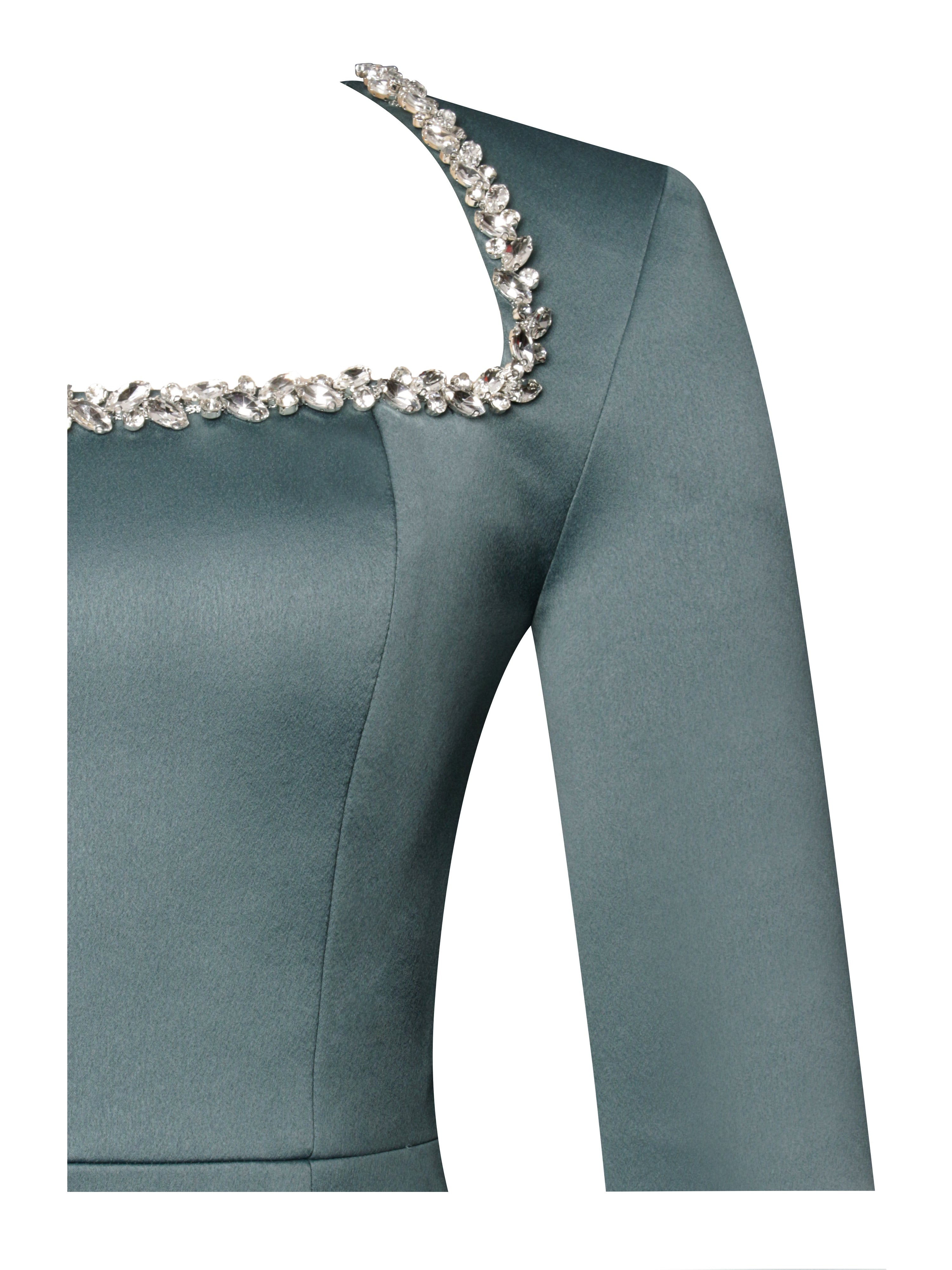 robe satinée chic