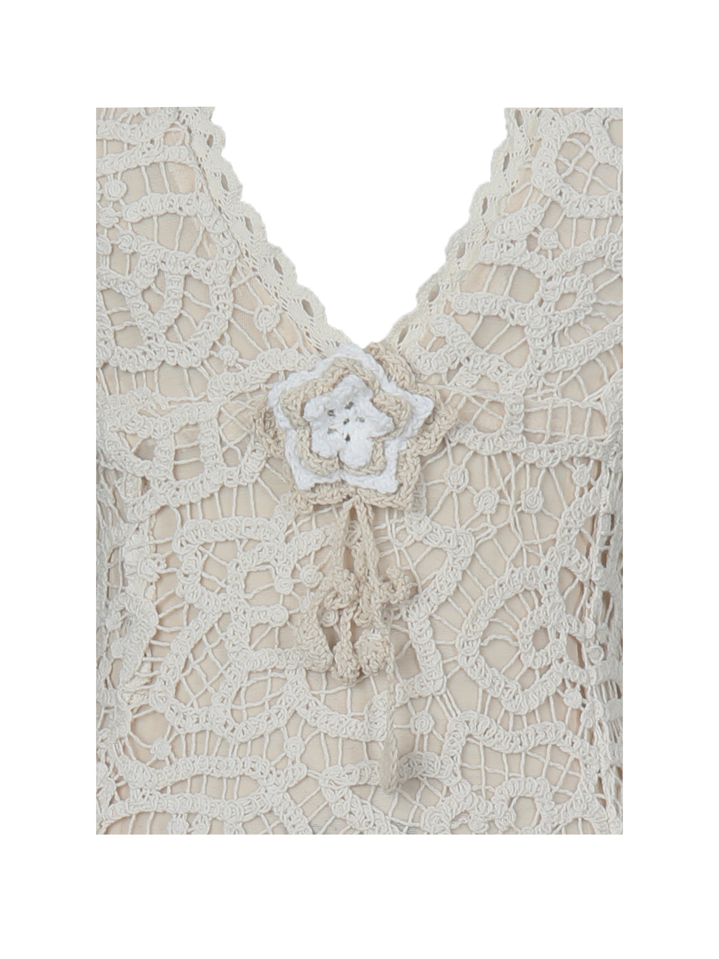robe crochet silhouette romantique