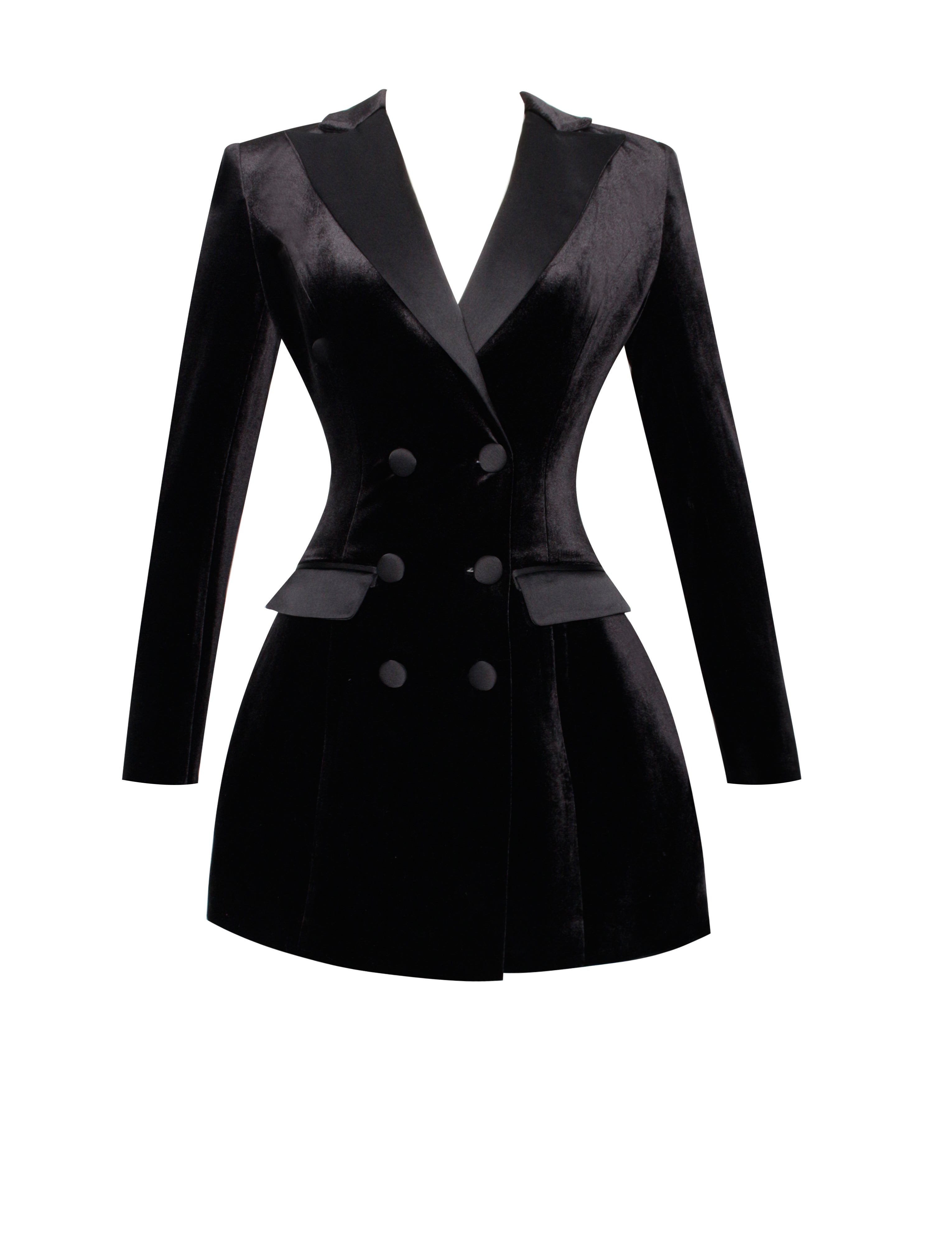 luxueuse robe blazer