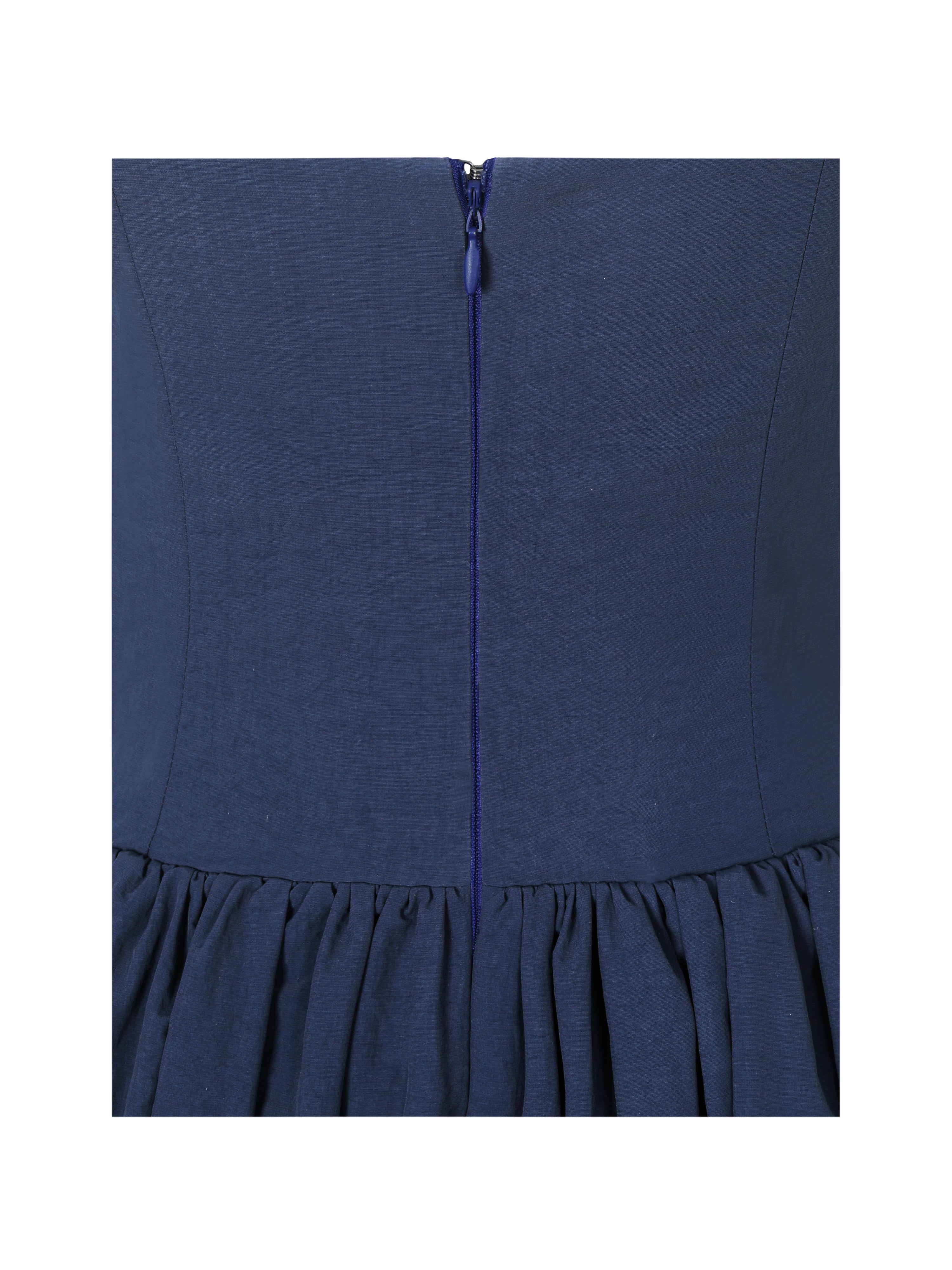 Ailani navy dress fermeture invisible