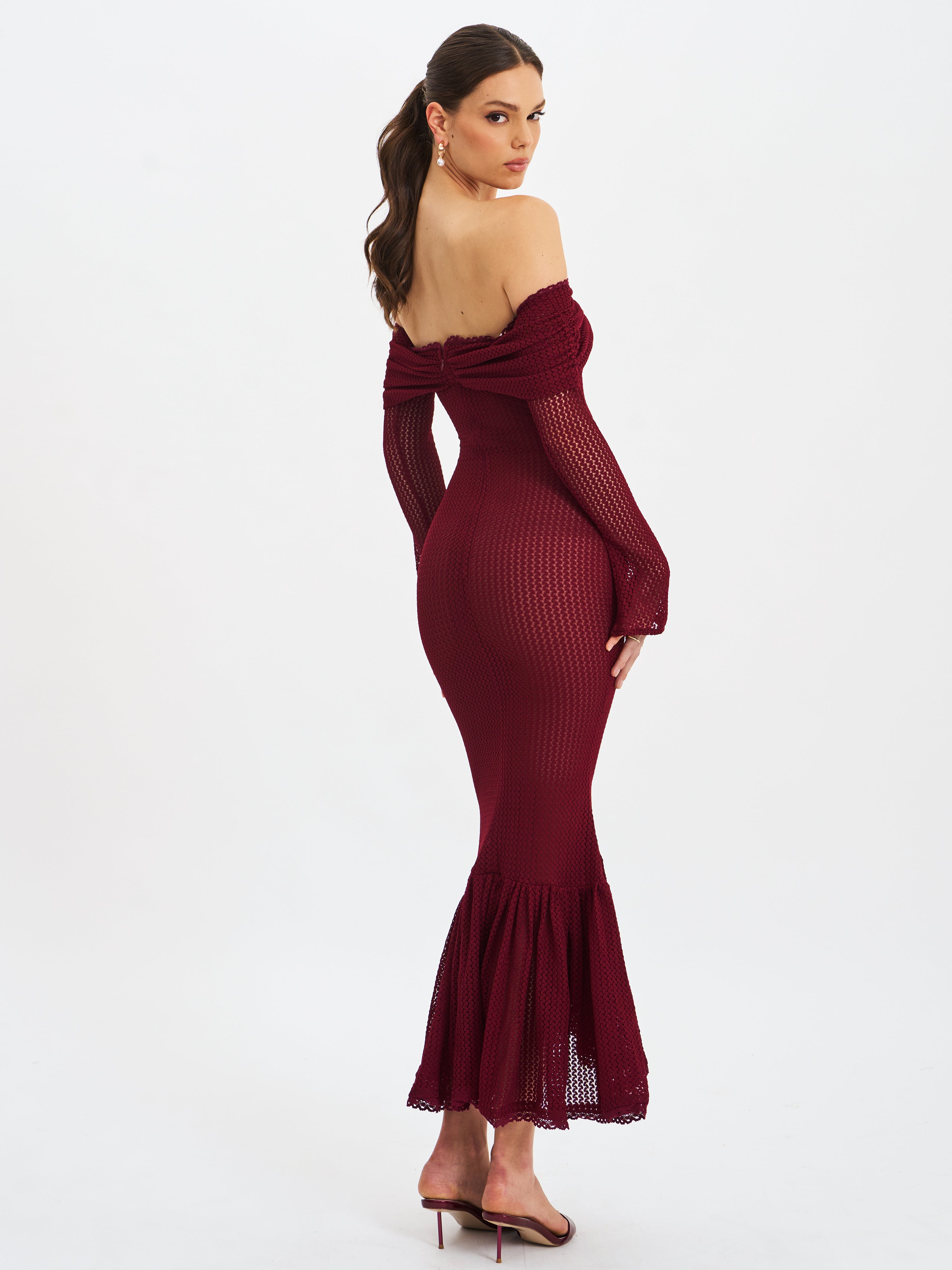 robe maxi crochet sirène