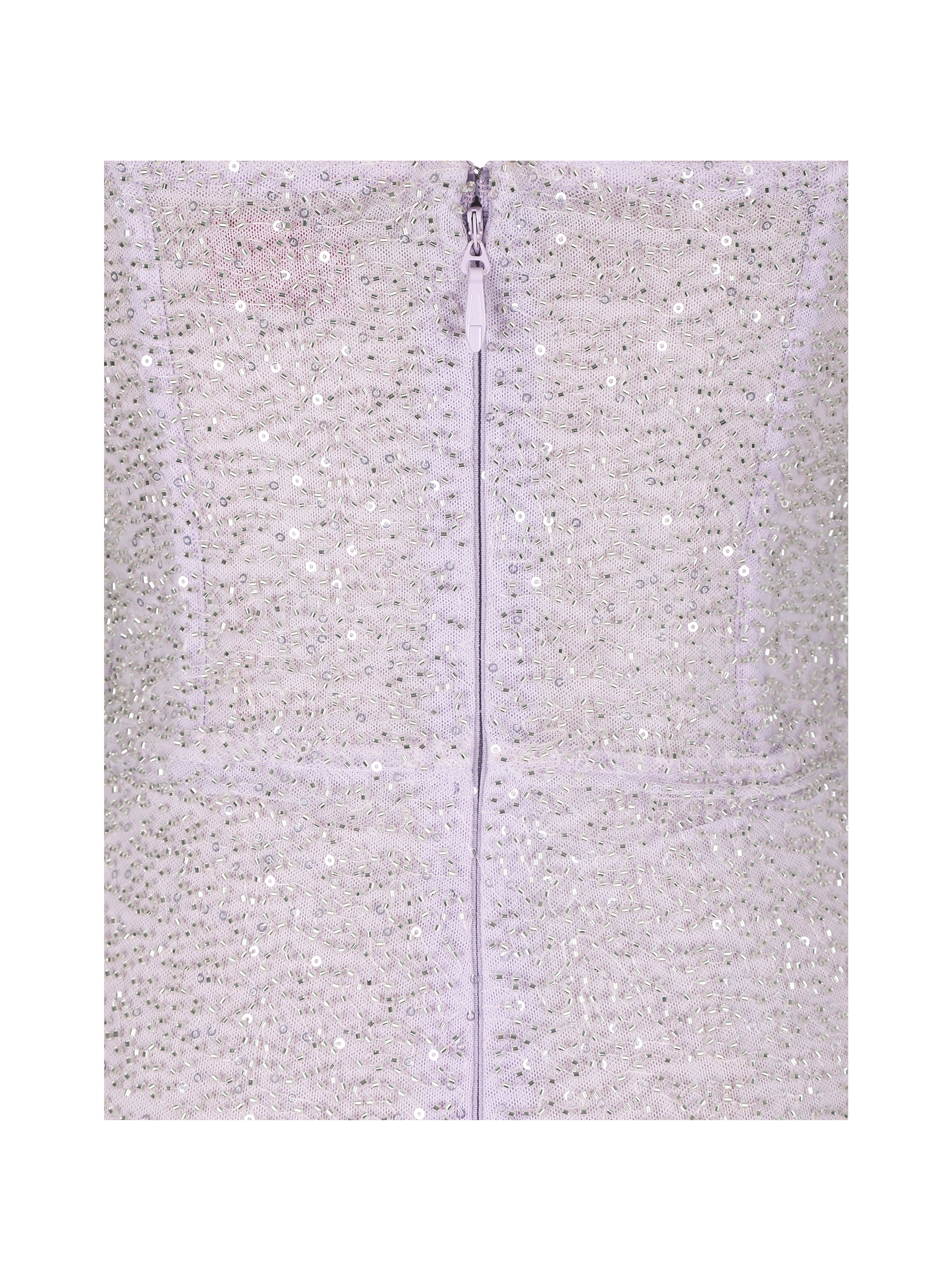 robe sculpturale lilas