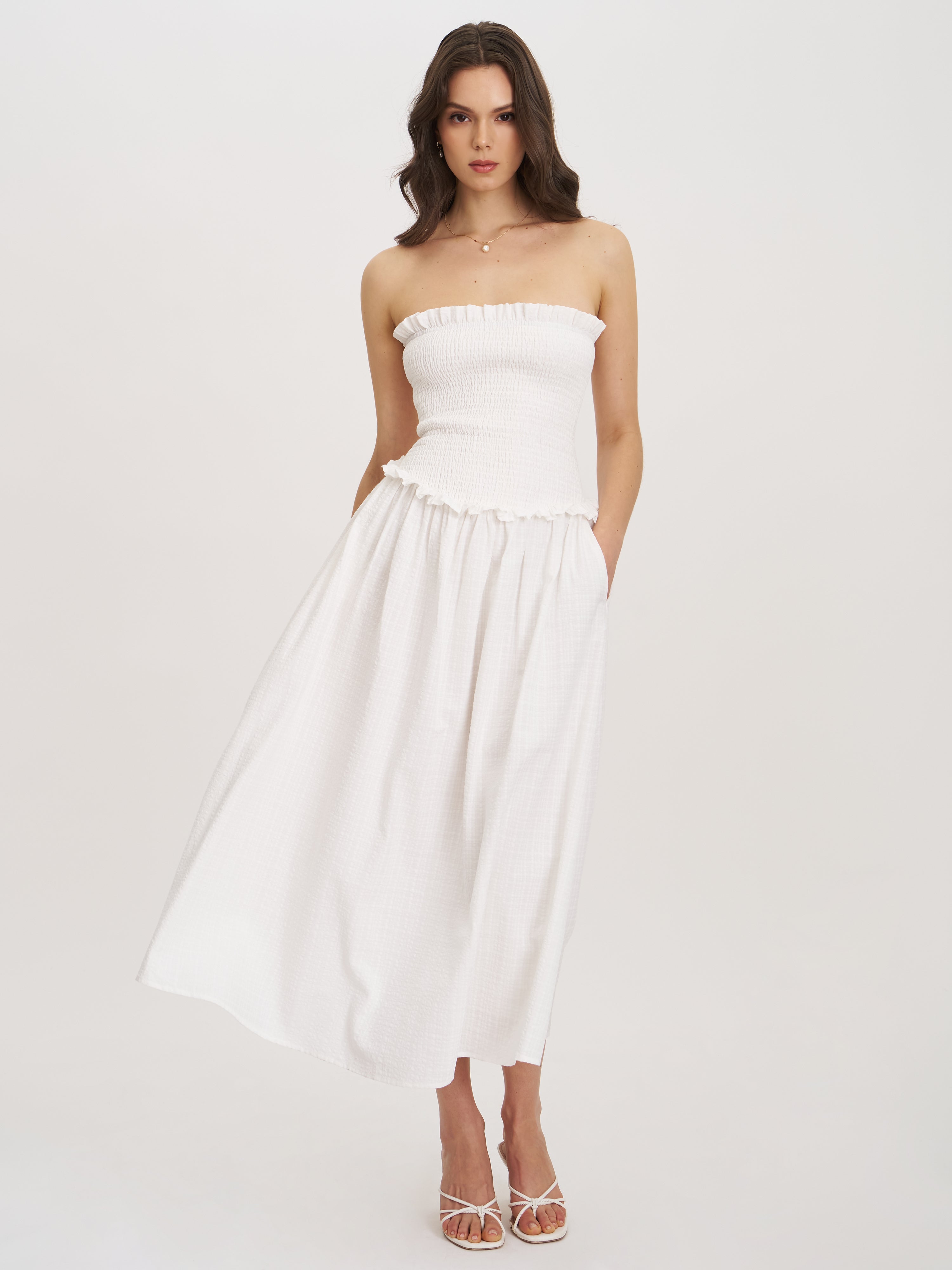robe été sans bretelles